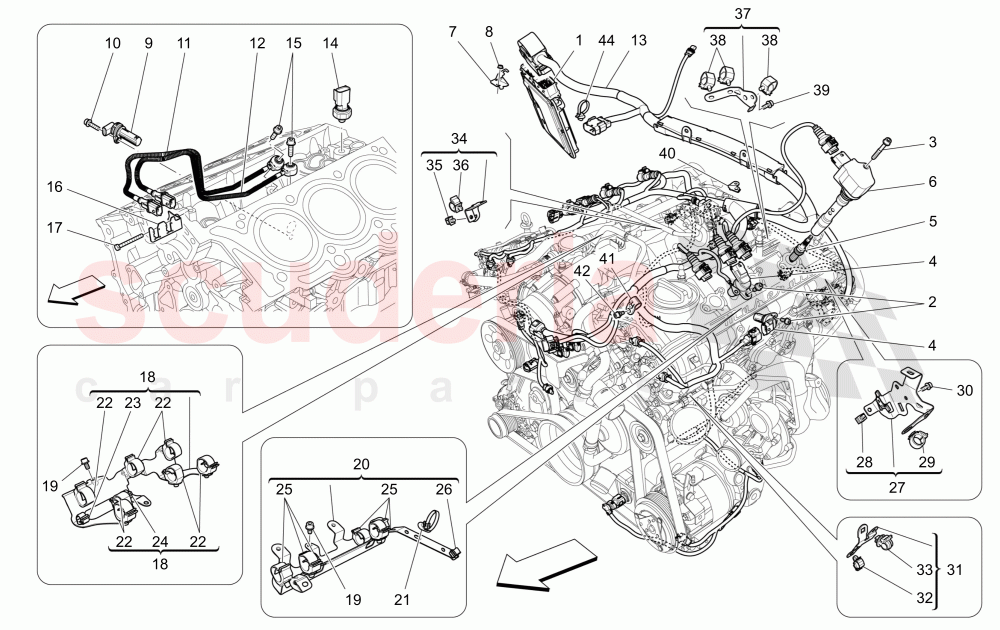 ELECTRONIC CONTROL: INJECTION AND ENGINE TIMING CONTROL of Maserati Maserati Quattroporte (2017+) S V6 410bhp