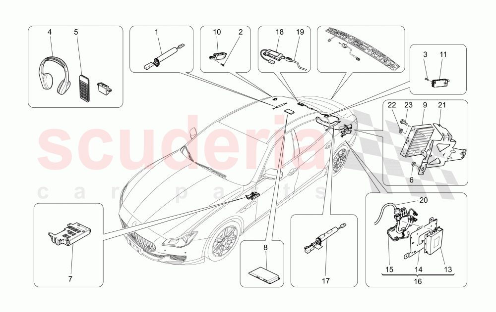 IT SYSTEM of Maserati Maserati Quattroporte (2013-2016) V6 330bhp