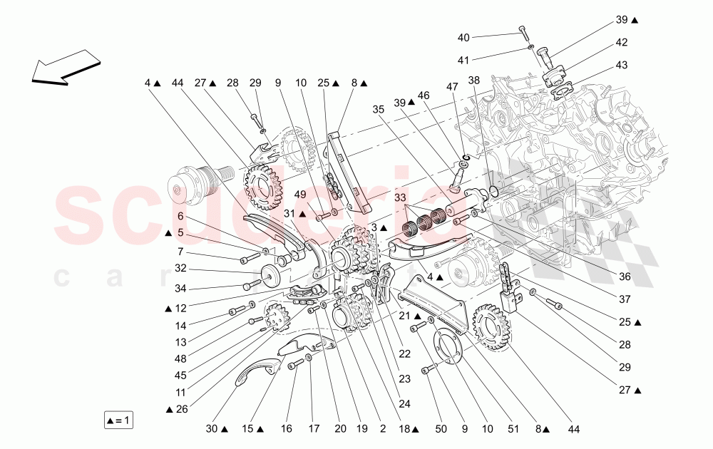 TIMING - CONTROLS of Maserati Maserati 4200 Coupe (2005-2007) GT