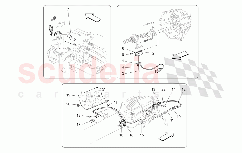 ELECTRONIC CLUTCH CONTROL FOR F1 GEARBOX of Maserati Maserati GranTurismo (2008-2010) S