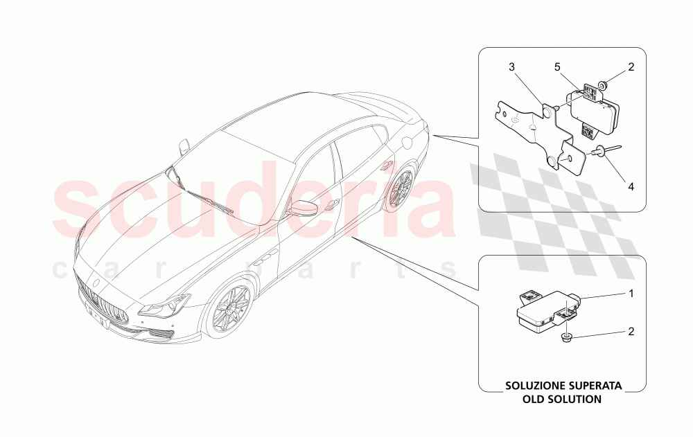 TYRE PRESSURE MONITORING SYSTEM of Maserati Maserati Quattroporte (2017+) Diesel