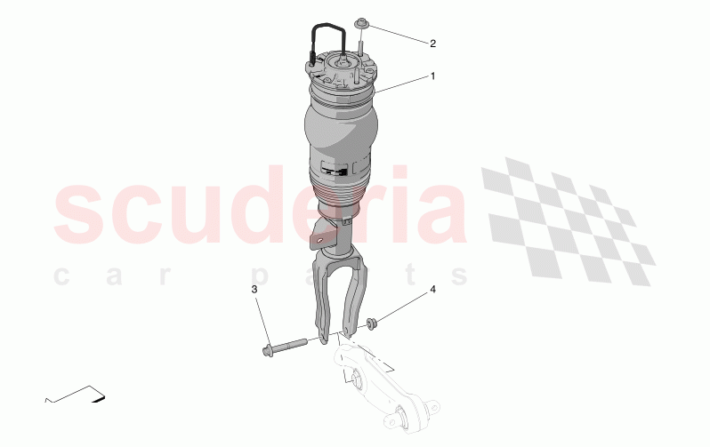 FRONT SHOCK ABSORBER DEVICES of Maserati Maserati Grecale Modena Automatic 2.0 T4 4WD 250HP MHEV