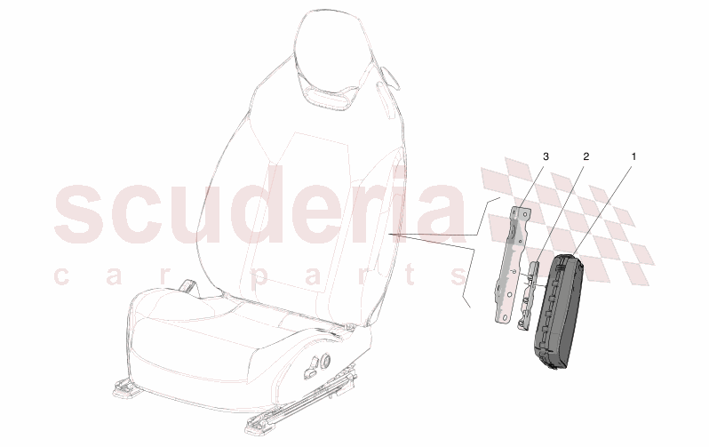 FRONT SIDE BAG SYSTEM of Maserati Maserati GranTurismo M189 MODENA  AUTOMATIC 4WD 3.0 BT V6 490 HP