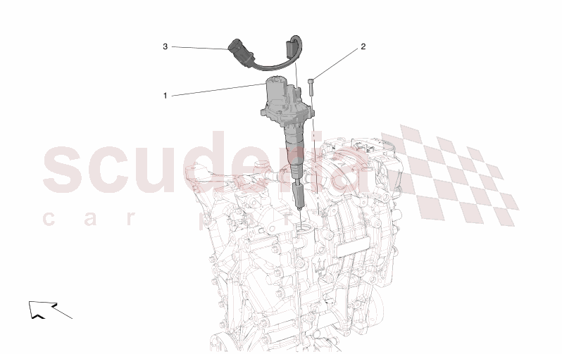 PARKING LOCK of Maserati Maserati GranTurismo M189 FOLGORE  AUTOMATIC 4WD BEV 560 kW