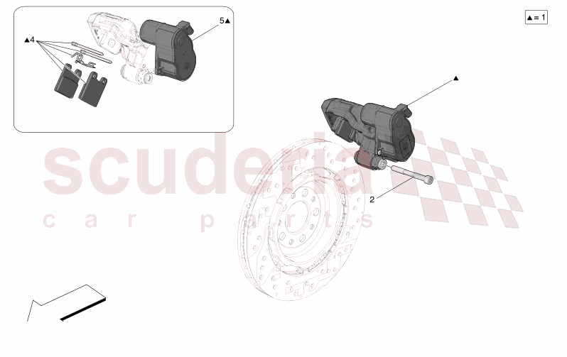 PARKING BRAKE of Maserati Maserati GranCabrio M189 FOLGORE  AUTOMATIC 4WD BEV 560 kW