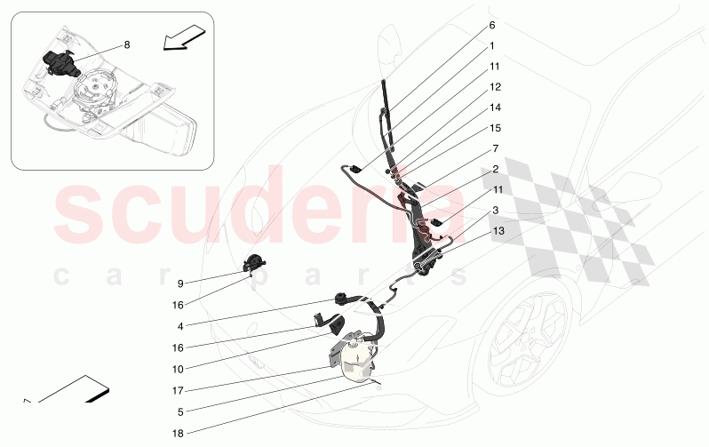EXTERNAL VEHICLE DEVICES of Maserati Maserati MC20 Notte Automatic 3.0 BT V6 2WD 630HP
