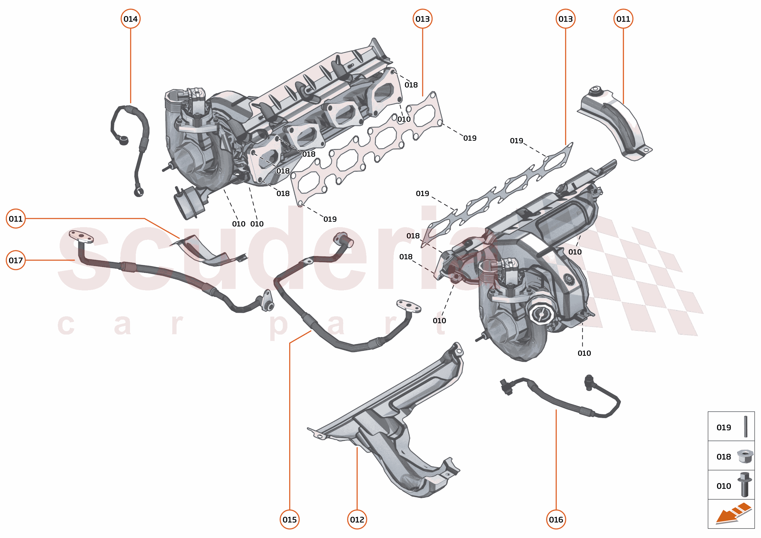22 - ENGINE - 22.4 - EXHAUST MANIFOLD & TURBOCHARGERS of McLaren McLaren Ultimate Series McLaren Speedtail