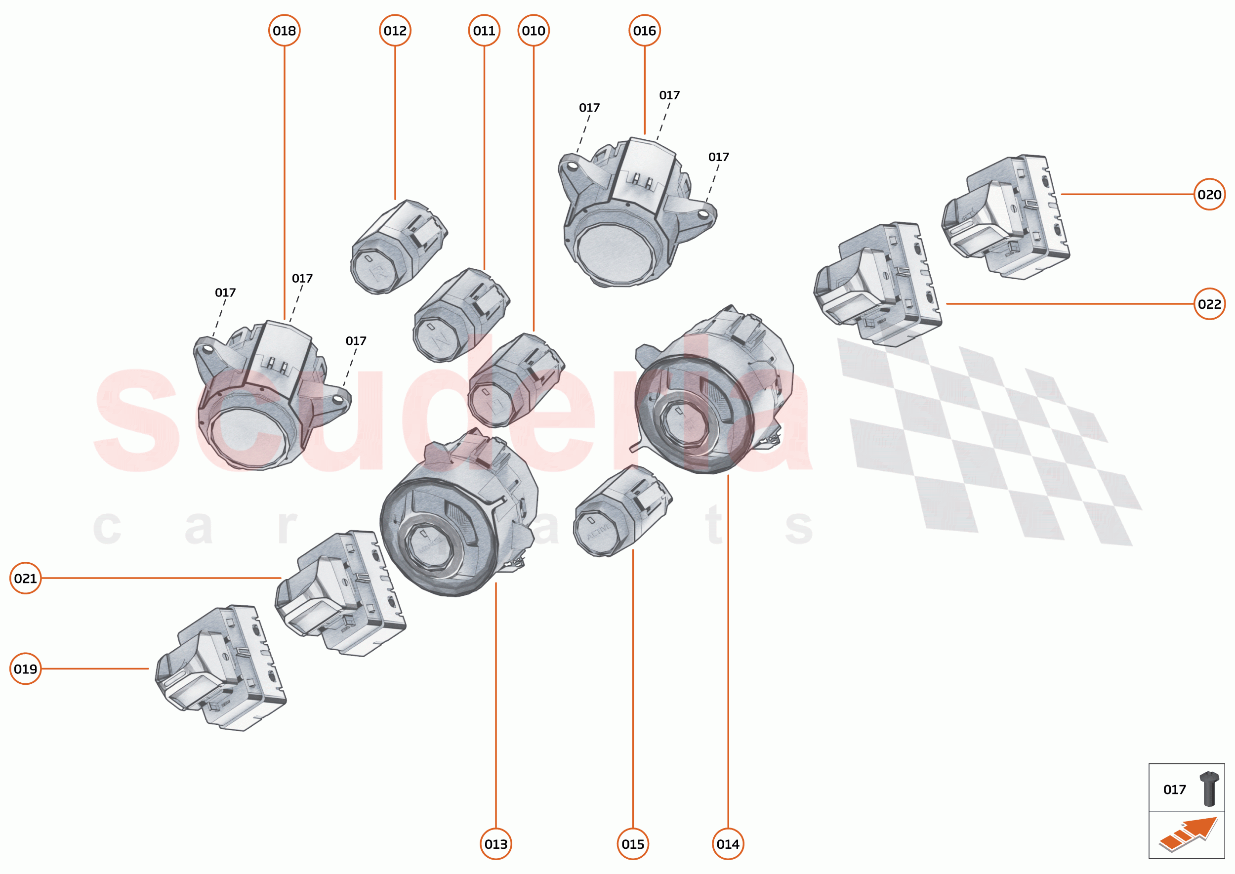 40 - ELECTRICAL SYSTEMS - 40.1 - INTERIOR SWITCHES of McLaren McLaren Speedtail