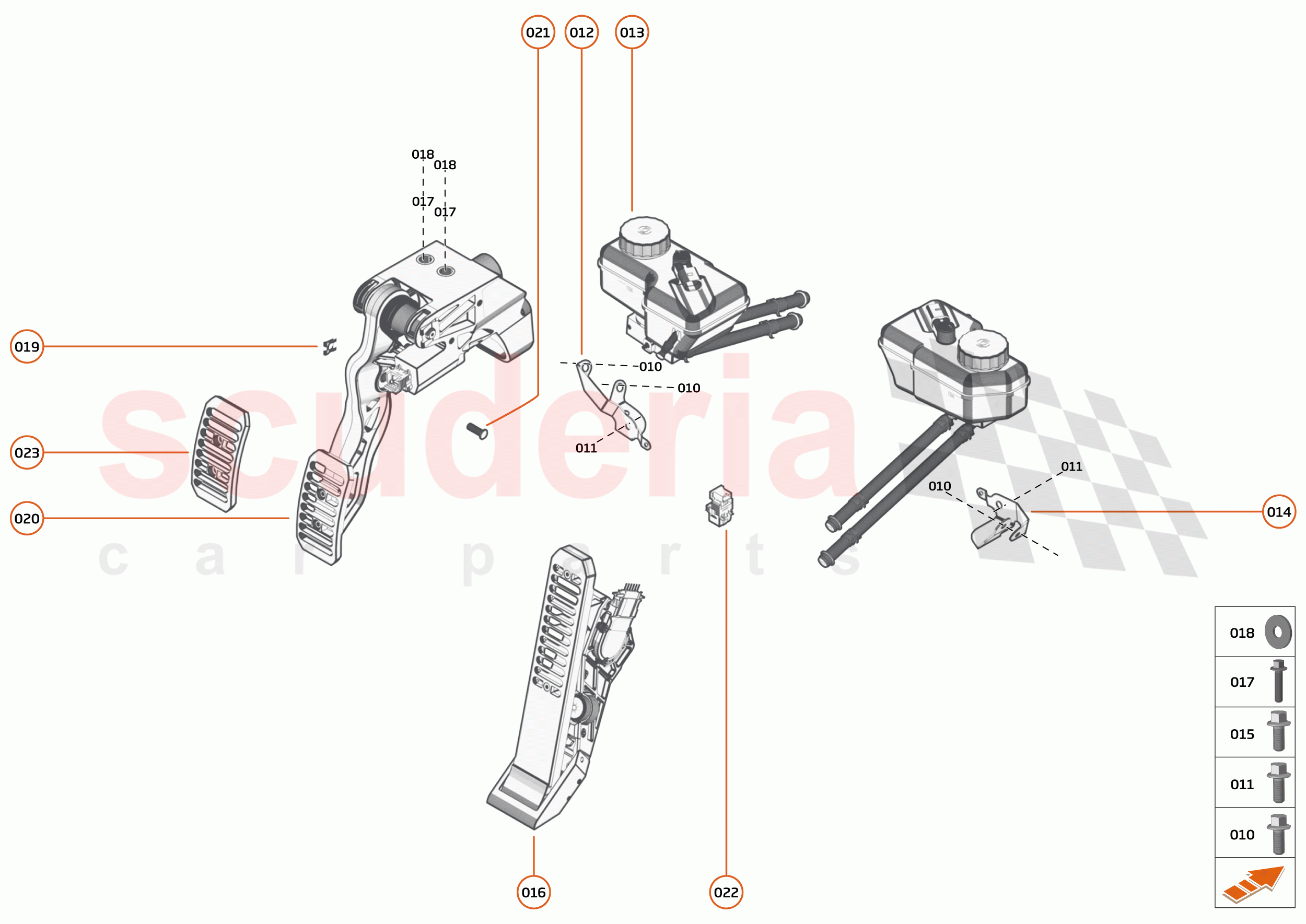 19 - BRAKES - 19.6 - PEDAL BOX of McLaren McLaren GT
