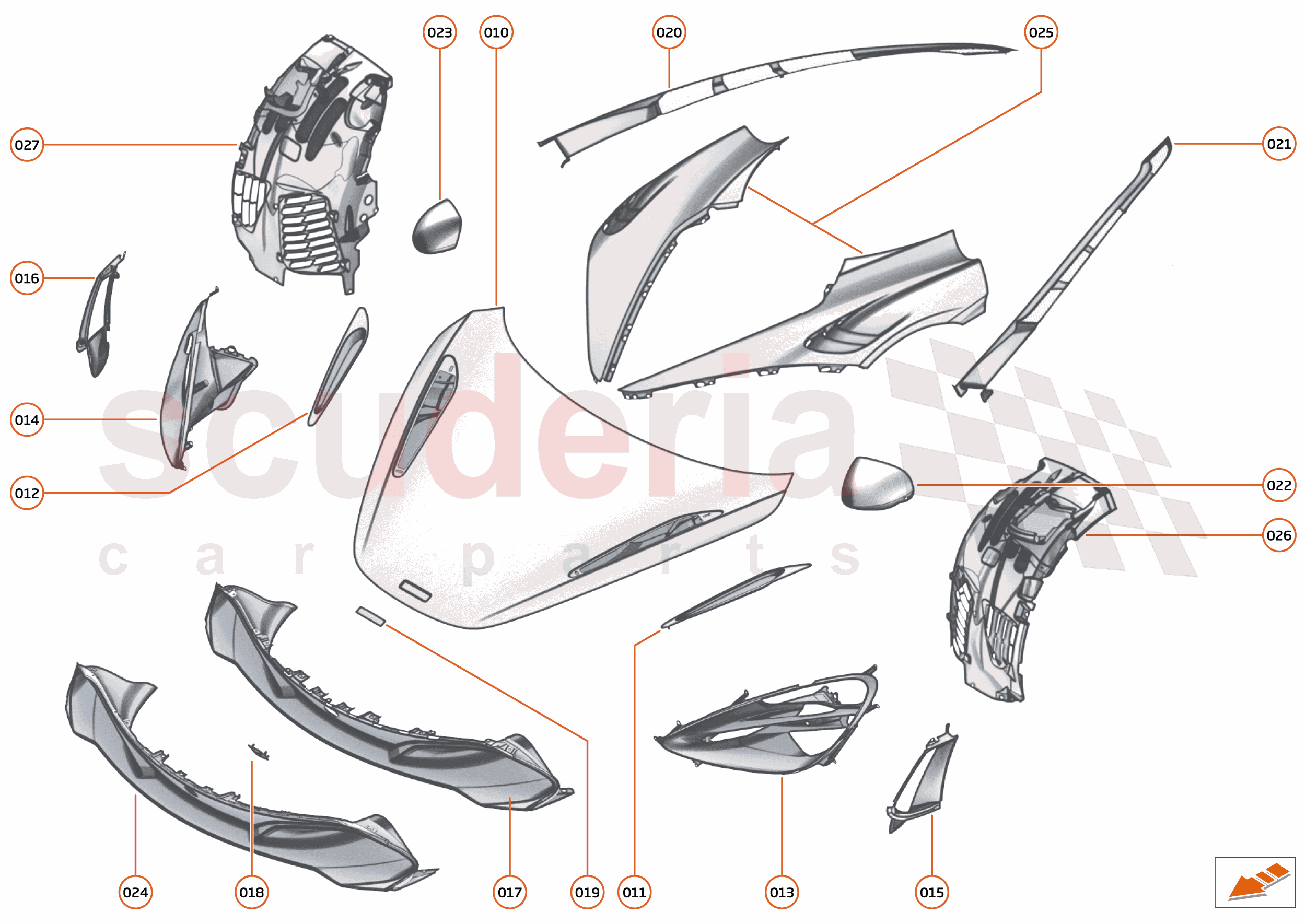 50 - EXTERIOR - 50.1 - FRONT VIEW of McLaren McLaren McLaren 720S Spider