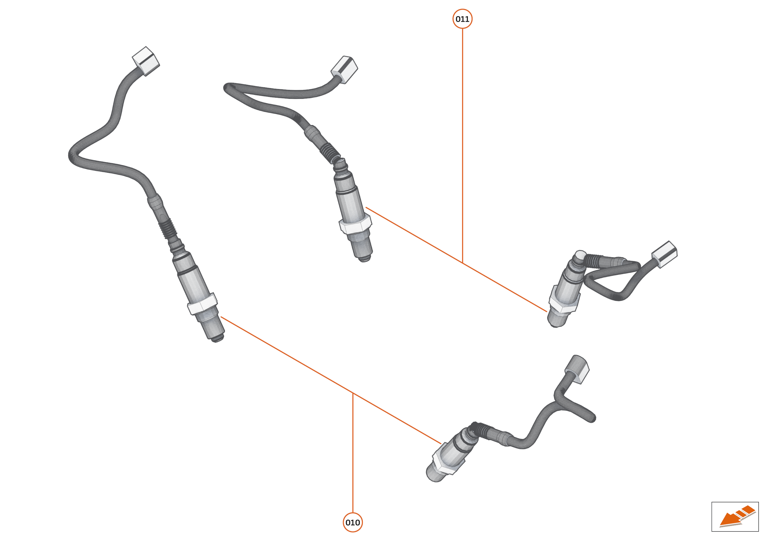 30 - EXHAUST - 30.3 - LAMBDA SENSORS of McLaren McLaren GT McLaren GT