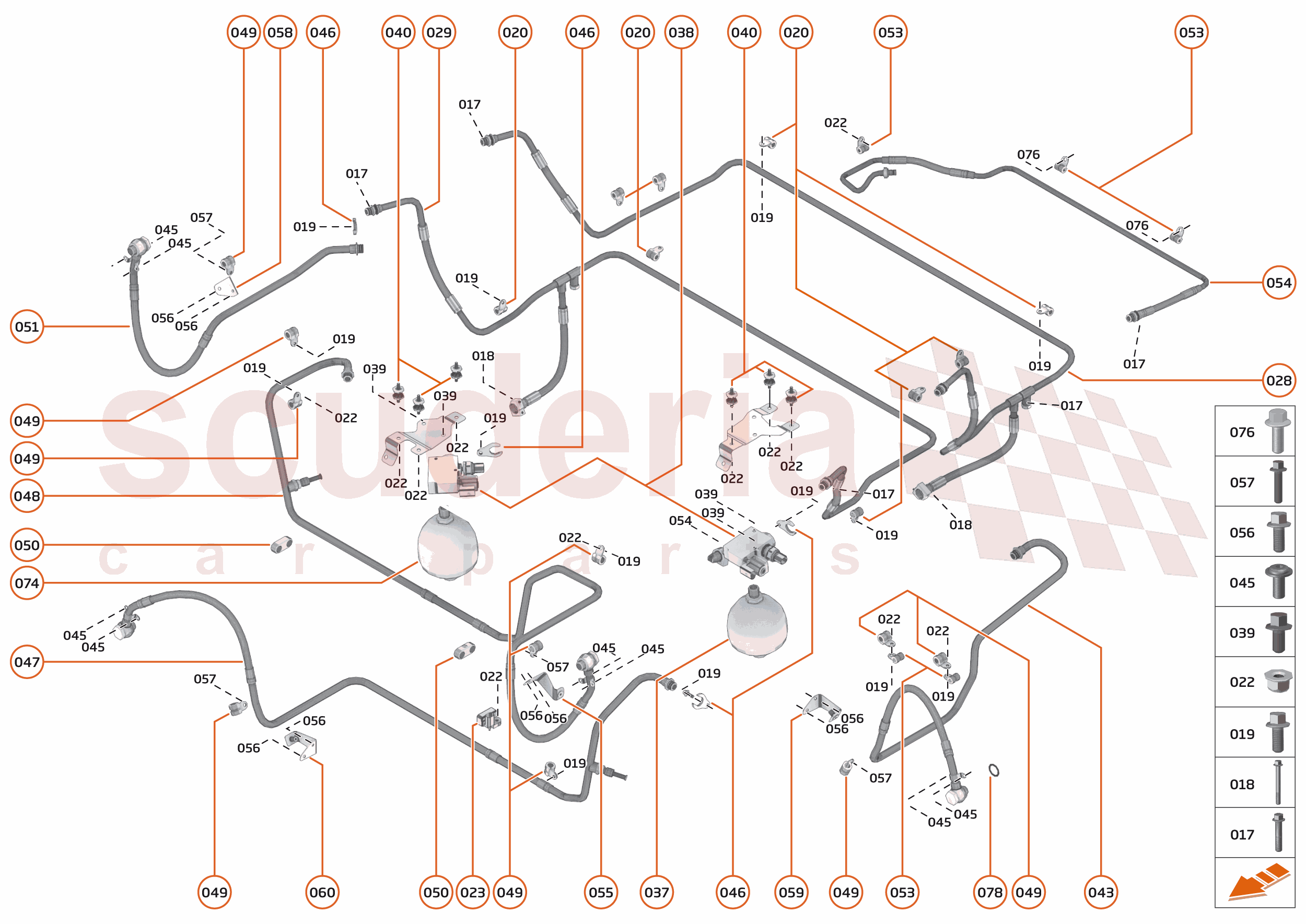 17 - SUSPENSION - 17.10 - SUSPENSION FLUID SYSTEMS - REAR of McLaren McLaren Ultimate Series McLaren Senna