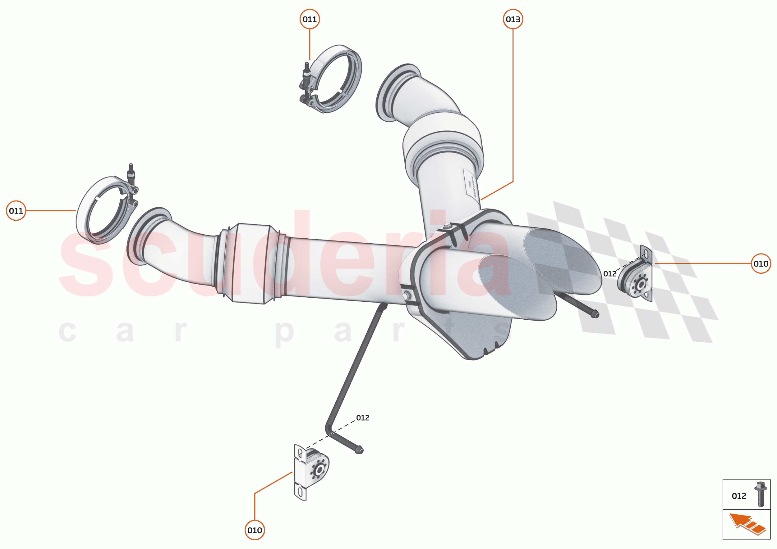 29 - EXHAUST - 29.2 - MUFFLER AND TAIL PIPES of McLaren McLaren Senna GTR
