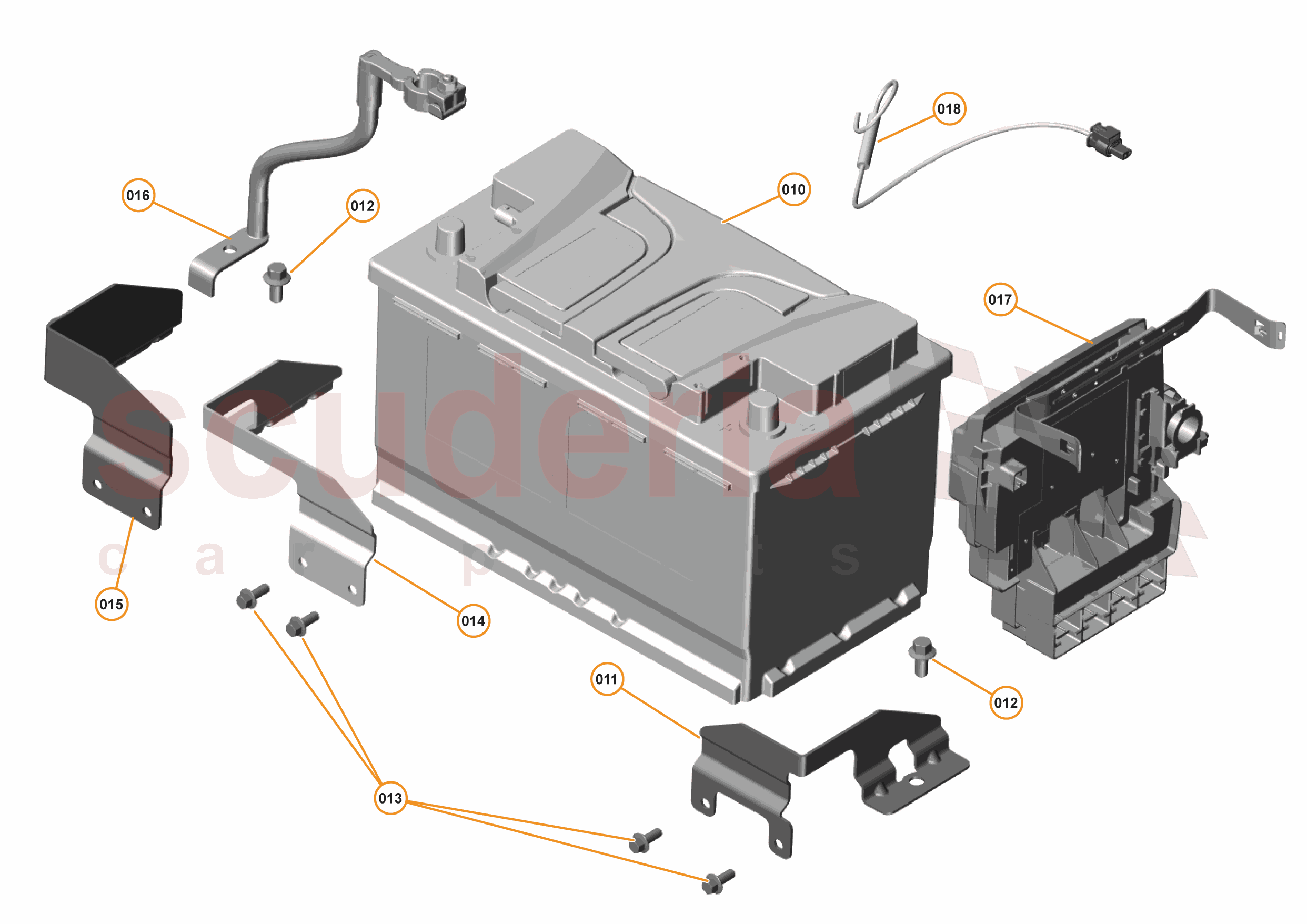 47 - ELECTRICAL HARDWARE - 47.1 - BATTERY of McLaren McLaren McLaren 720S Coupe
