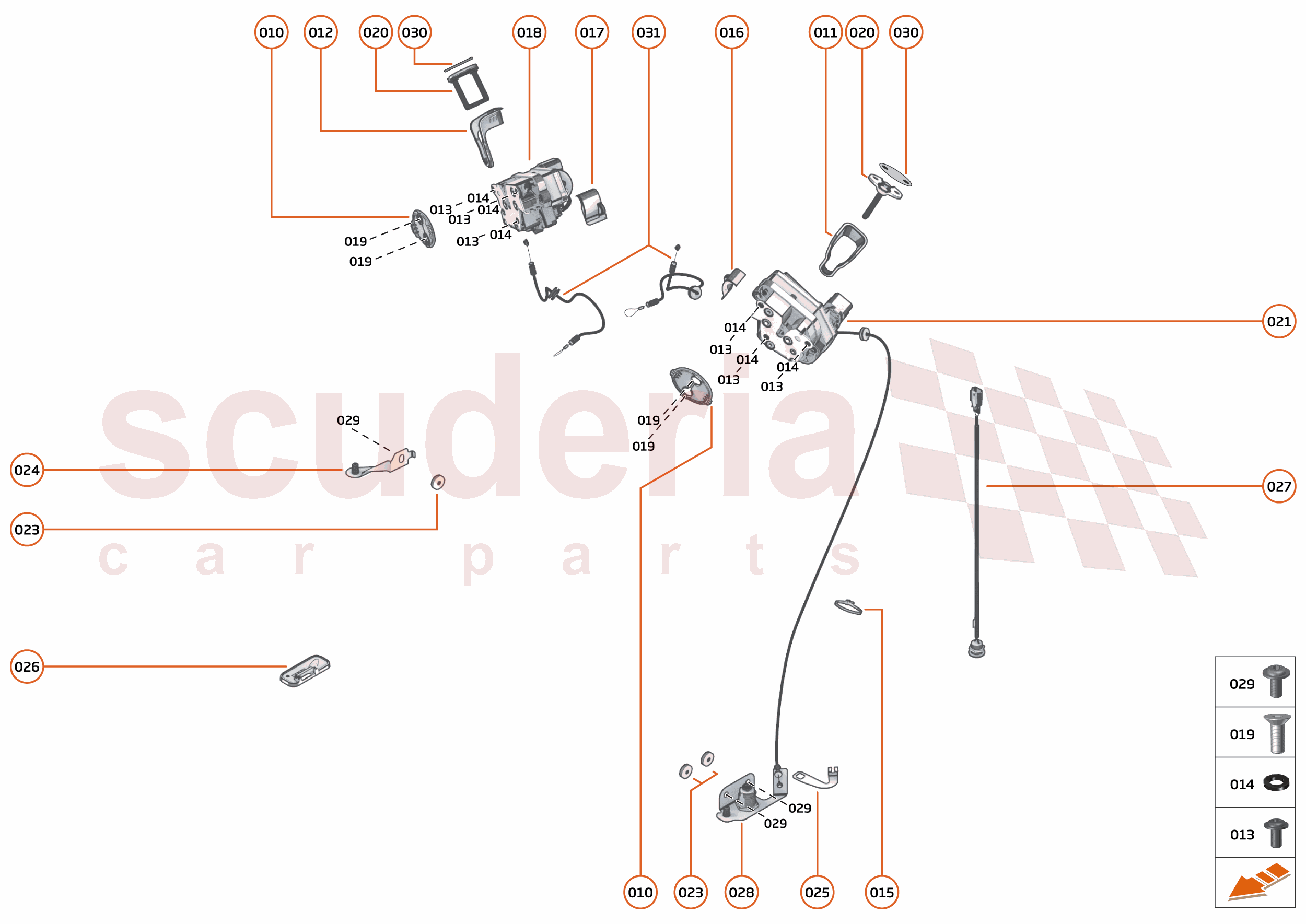 7 - CLOSURES - 7.6 - DOOR LATCH of McLaren McLaren McLaren 765LT Spider