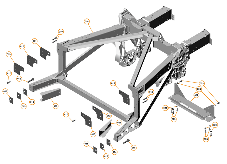3 - REAR STRUCTURES - 3.1 - REAR FRAME of McLaren McLaren Ultimate Series McLaren P1 Coupe