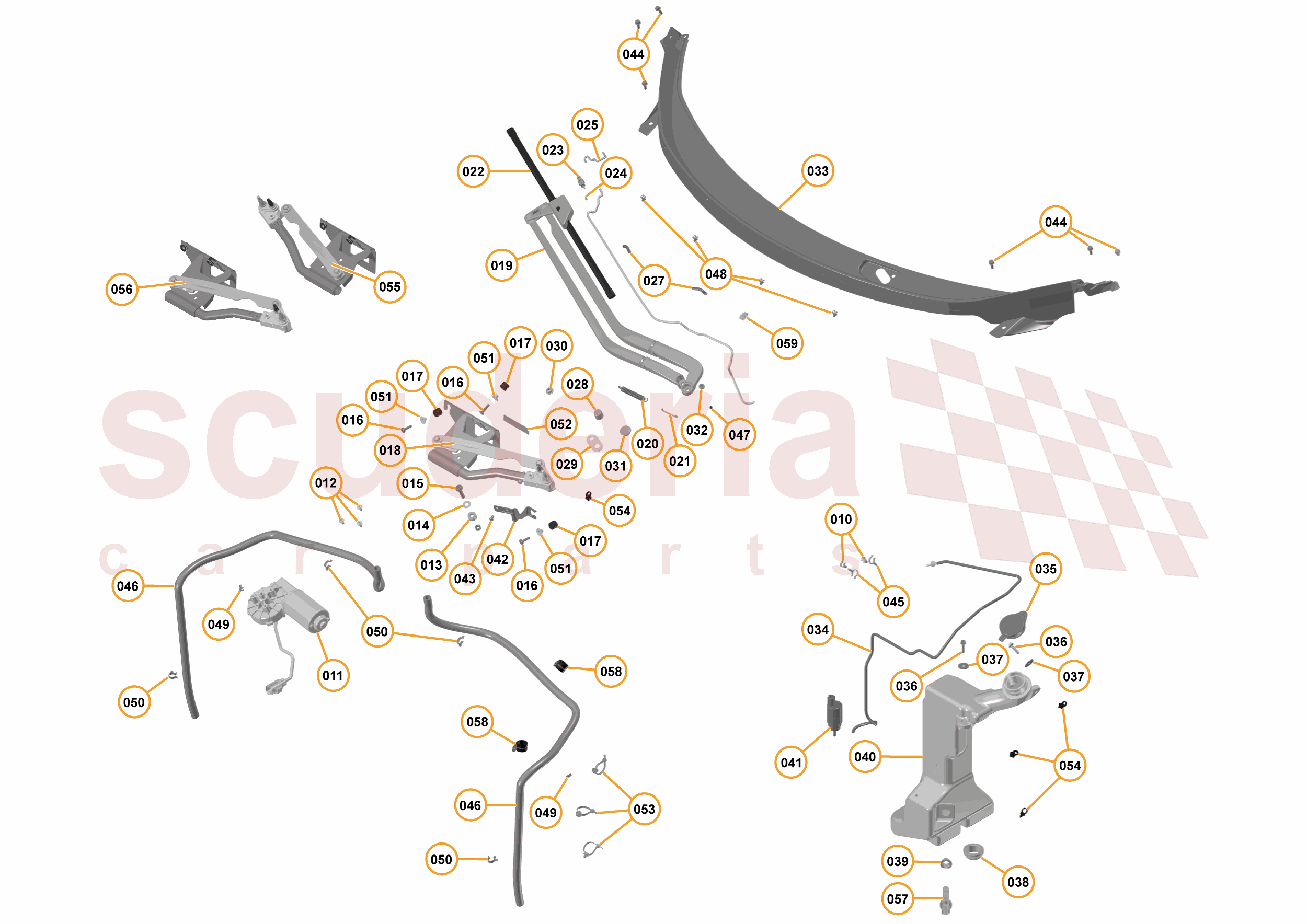 2 - A2 - EXTERIOR TRIM, LIGHTING, AND WIPERS - 2.5 - 05 - WIPERS AND WASHER SYSTEM of McLaren McLaren McLaren 675LT Coupe