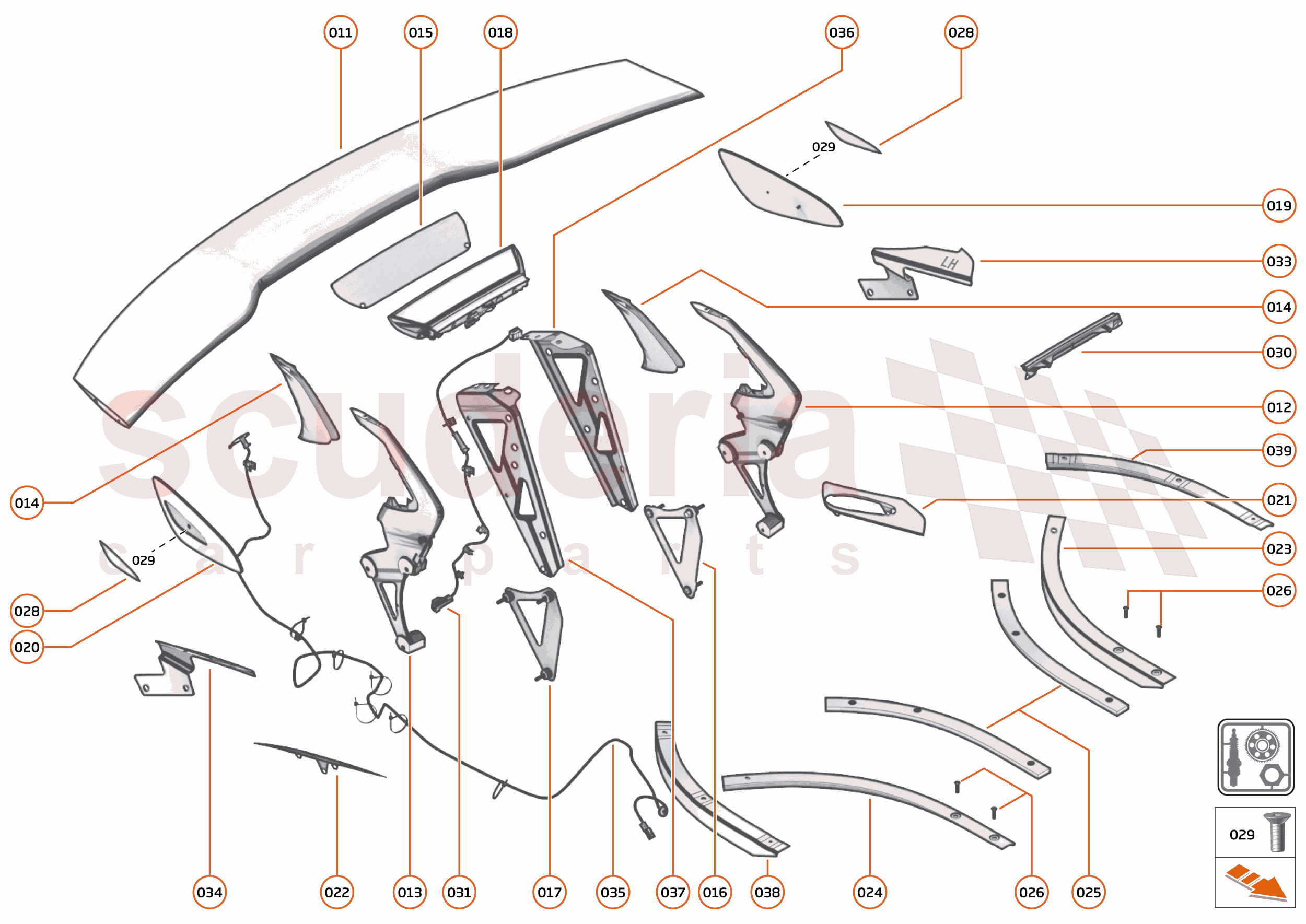 9 - EXTERIOR ORNAMENTATION - 9.8 - HIGH DOWNFORCE KIT - HDK of McLaren McLaren McLaren 570S Spider