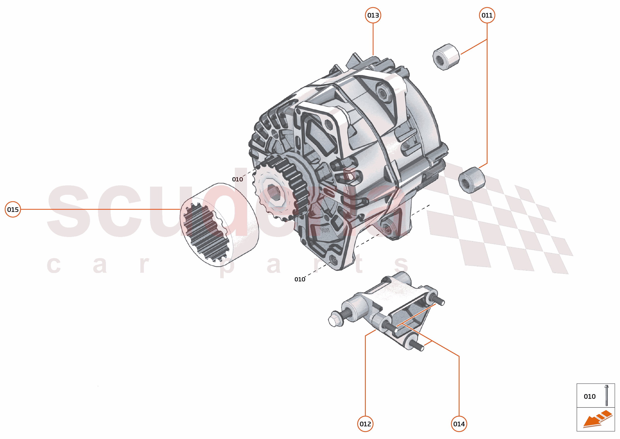32 - ENGINE - 32.13 - ALTERNATOR of McLaren McLaren McLaren 620R