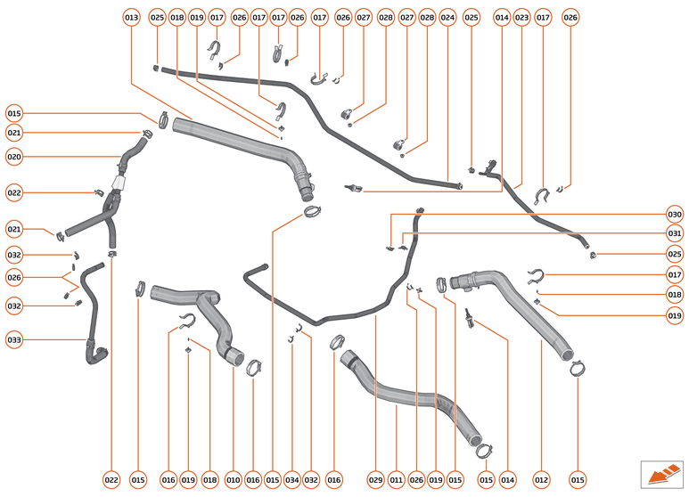 31 - COOLING SYSTEM - 31.1 - HIGH TEMPERATURE CIRCUIT & PIPES of McLaren McLaren Ultimate Series McLaren Elva