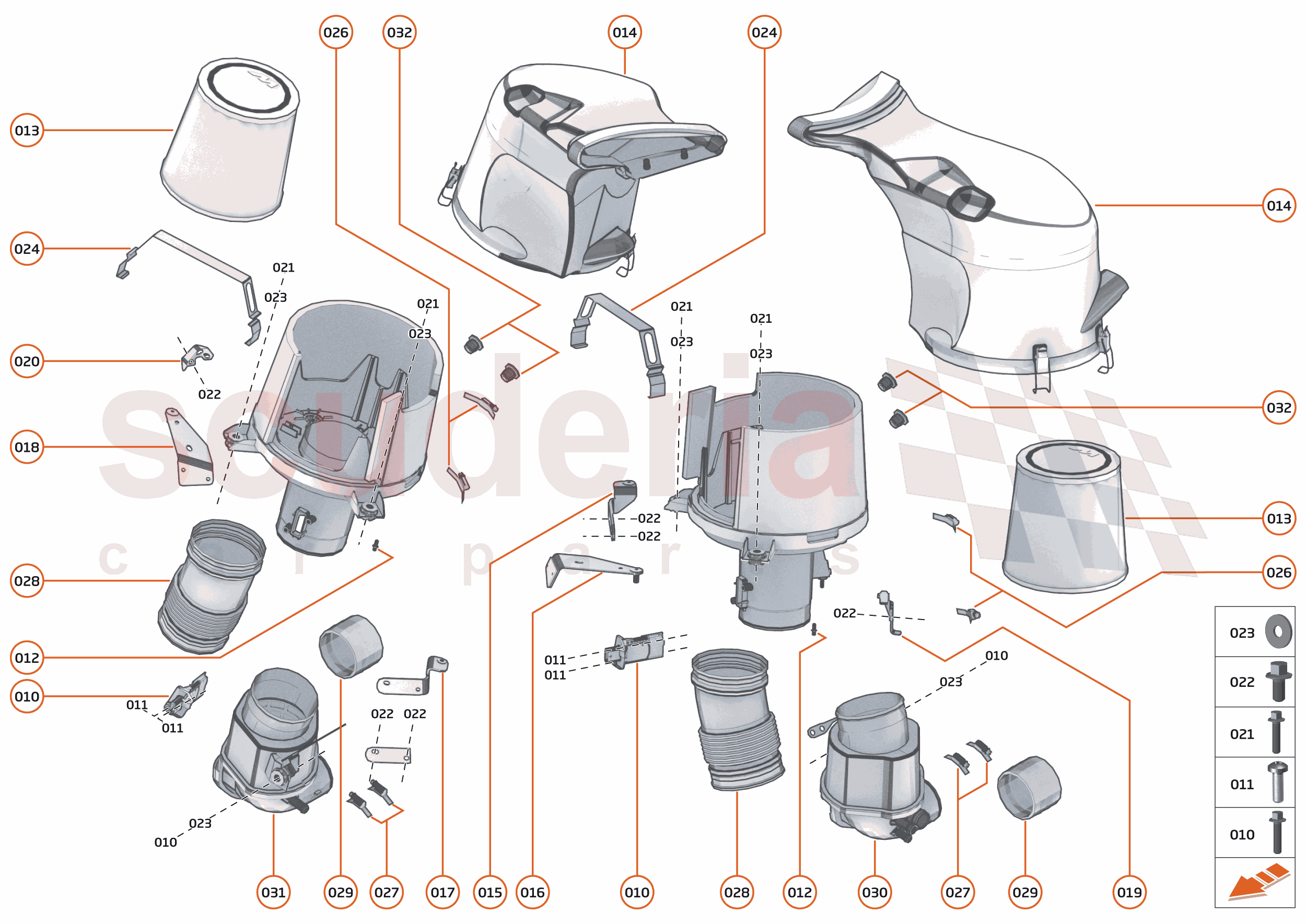27 - AIR INDUCTION SYSTEMS - AIS - 27.1 - AIS - LOW PRESSURE SYSTEM of McLaren McLaren Ultimate Series McLaren Senna