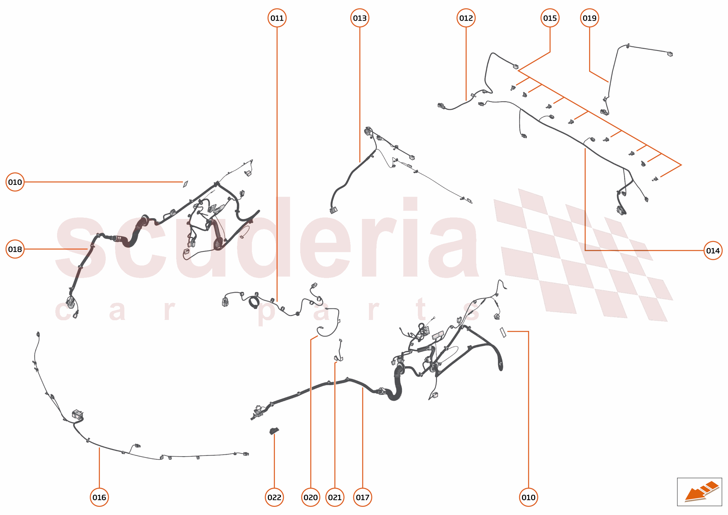 41 - WIRING HARNESS - 41.3 - NON-BODY WIRING HARNESS of McLaren McLaren McLaren 620R