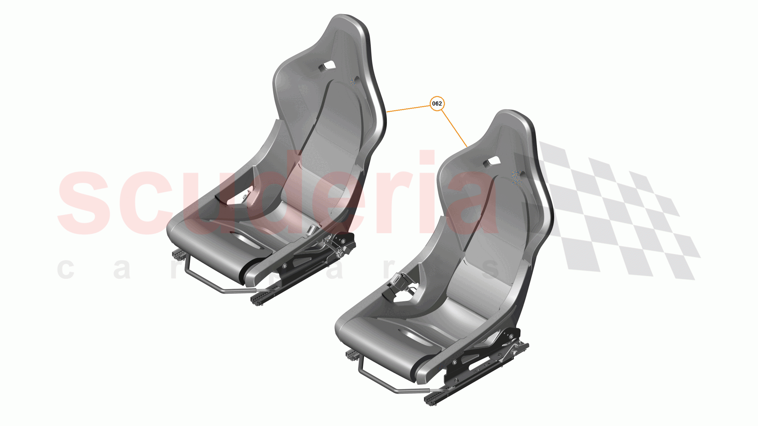 29 - N3 - SEAT ASSEMBLY - 29.10 - 01 - SEAT ASSEMBLY - SPORTS SEAT - LEATHER of McLaren McLaren 625C Coupe