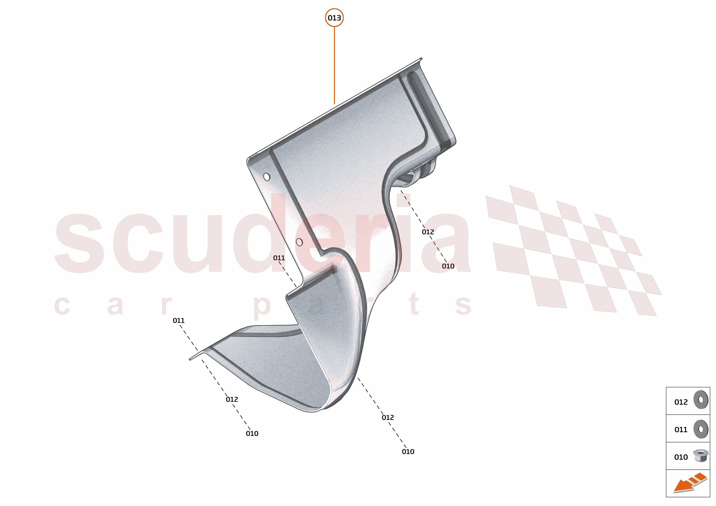 33 - HEAT INSULATION - 33.1 - HEATSHIELDS - POWERTRAIN MOUNTED of McLaren McLaren McLaren 750S Coupe