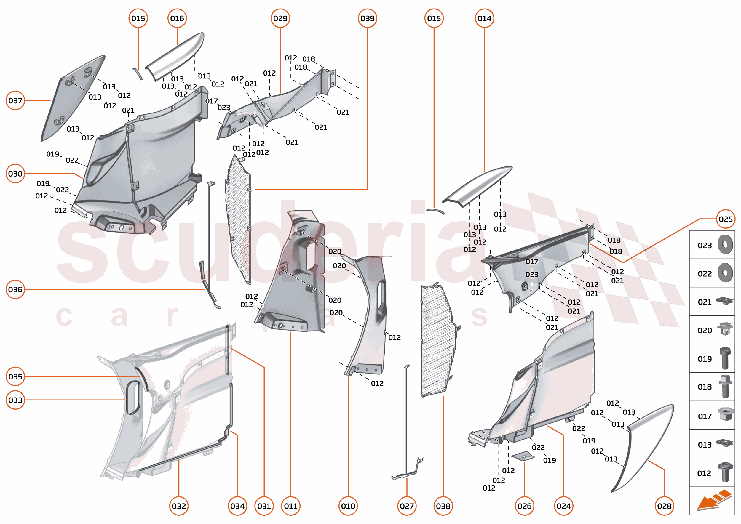 14 - DUCTS, VENTS AND FLOORS - 14.2 - SIDE DUCTS AND VENTS of McLaren McLaren McLaren 600LT Spider