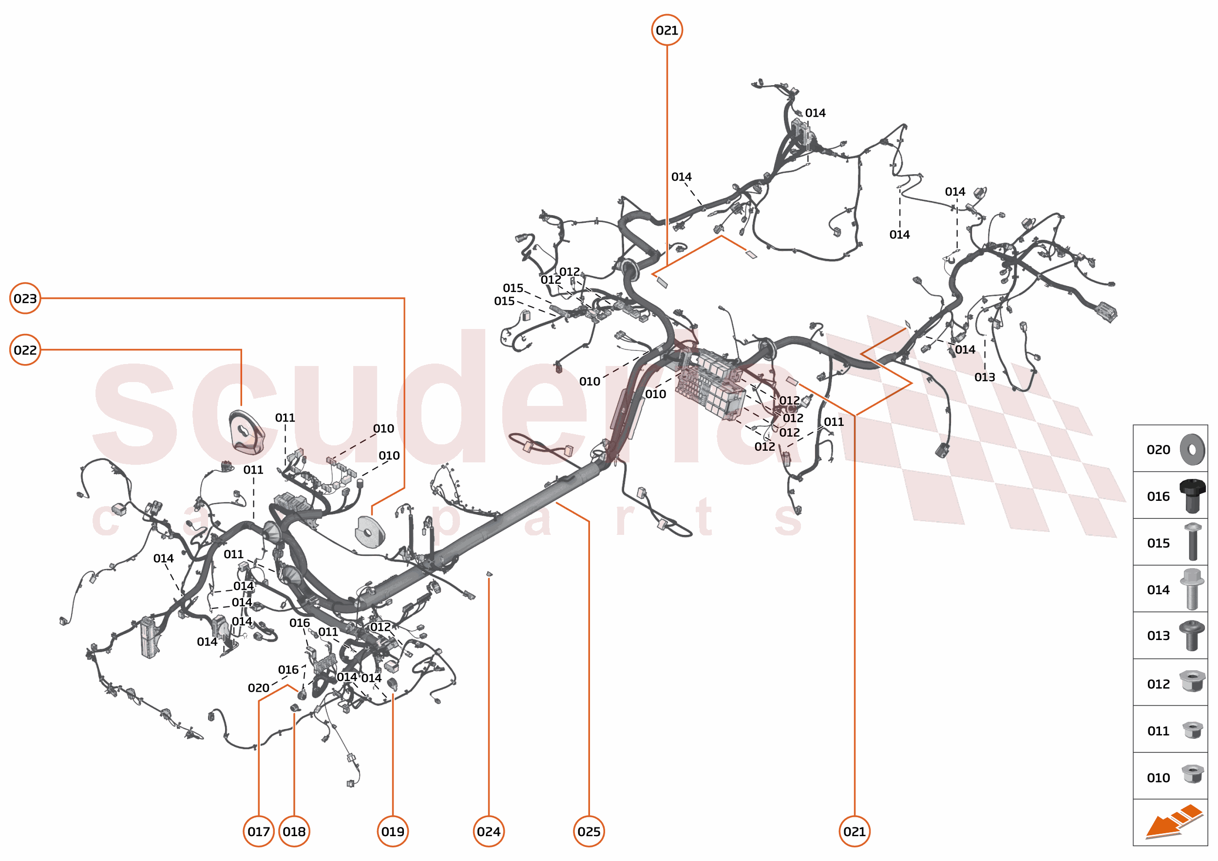42 - WIRING HARNESS - 42.2 - BODY WIRING HARNESS of McLaren McLaren McLaren 720S Spider
