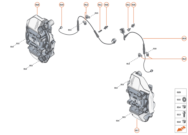 18 - BRAKES - 18.5 - BRAKE CALIPERS_REAR of McLaren McLaren Ultimate Series McLaren Senna GTR