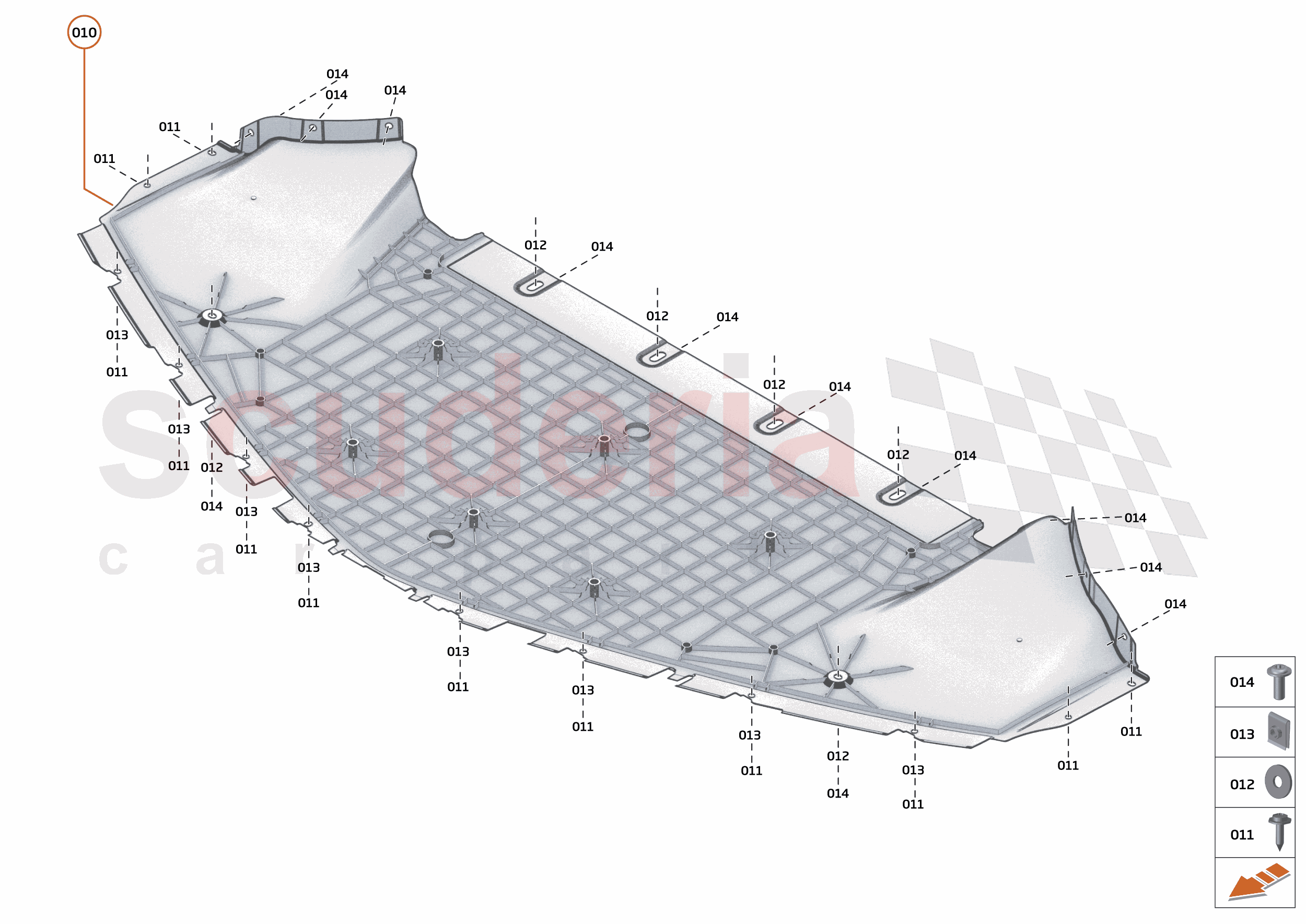 16 - DUCTS VENTS AND FLOORS - 16.4 - FRONT NON STRUCTURAL FLOORS of McLaren McLaren McLaren Artura