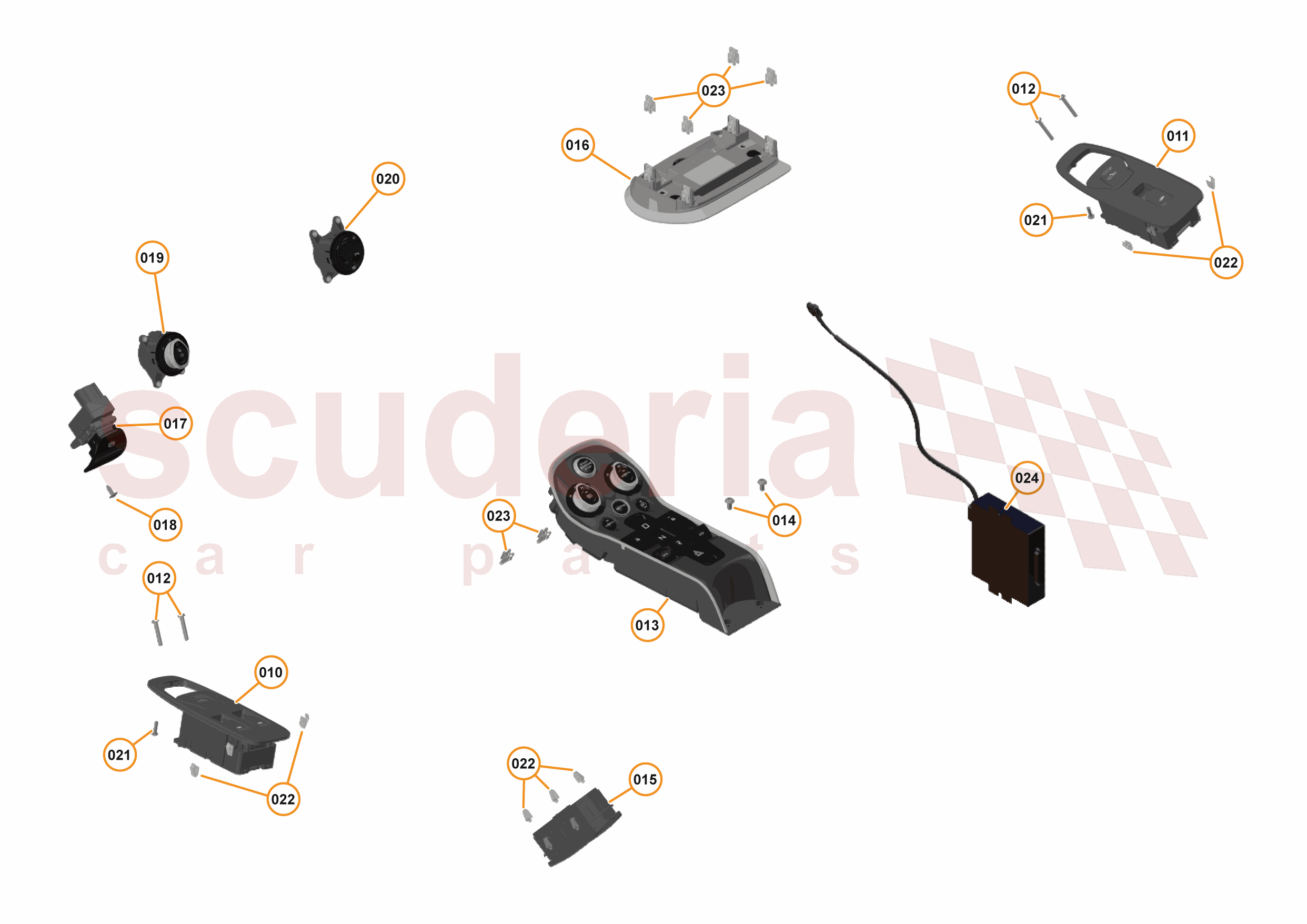 44 - ELECTRICAL SYSTEMS - 44.1 - INTERIOR SWITCHES of McLaren McLaren McLaren 570GT
