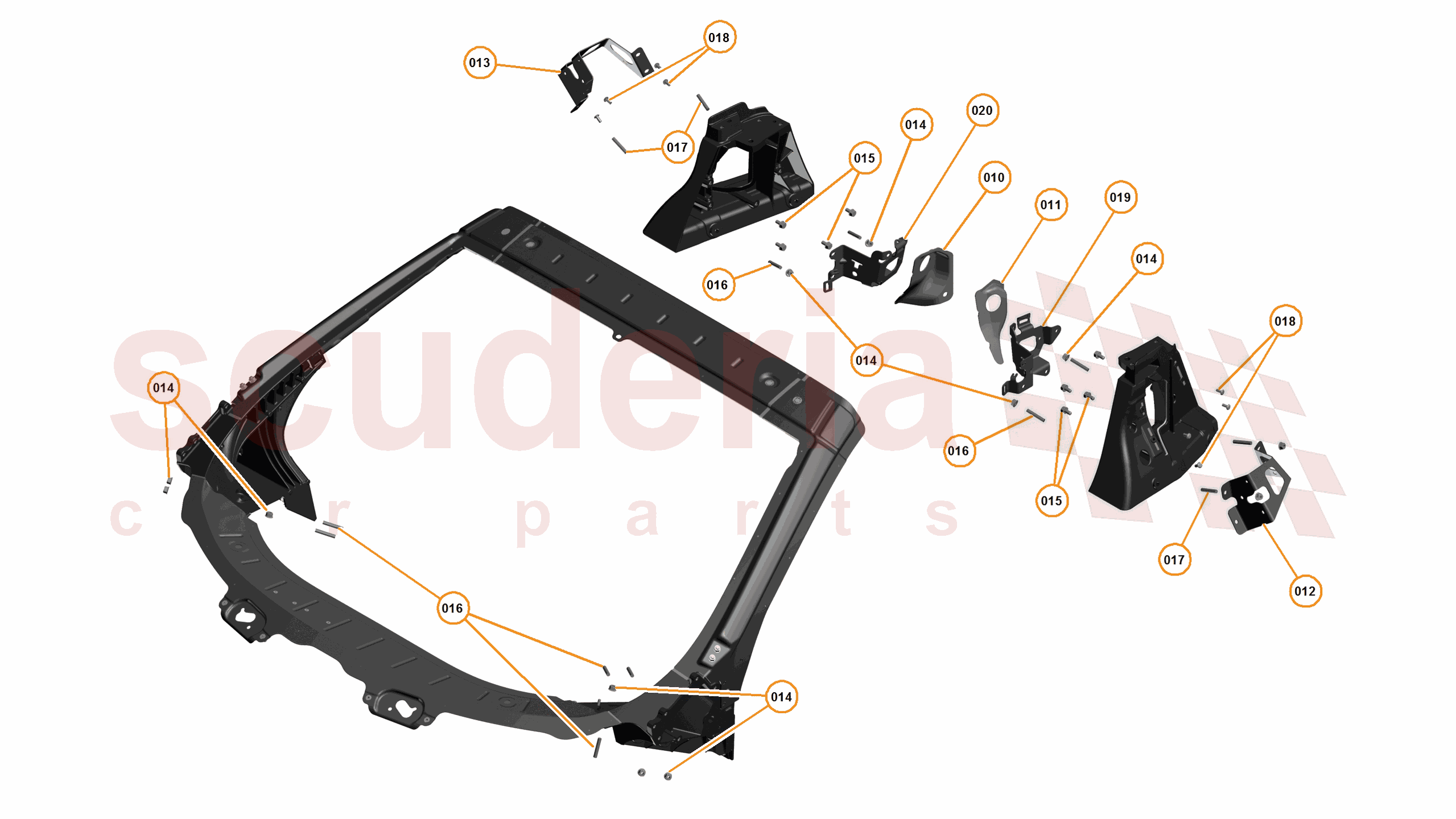 1 - A1 - BODY STRUCTURES - 1.4 - 04 - TUB UPPER of McLaren McLaren McLaren 12C Spider