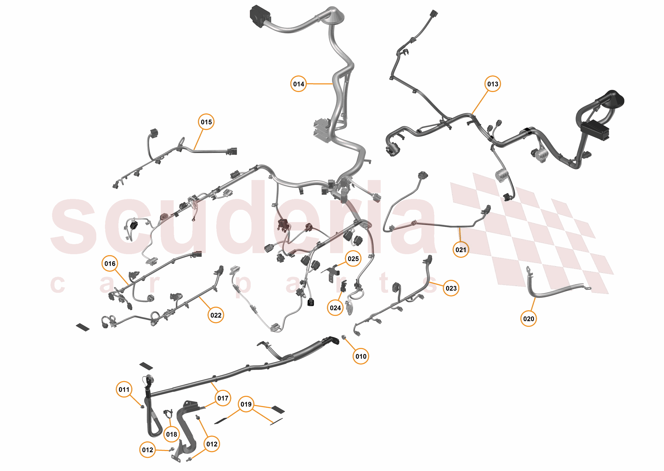24 - M1 - ELECTRICAL DISTRIBUTION - 24.5 - 01 - ELECTRICAL DISTRIBUTION - POWERTRAIN of McLaren McLaren McLaren 675LT Coupe