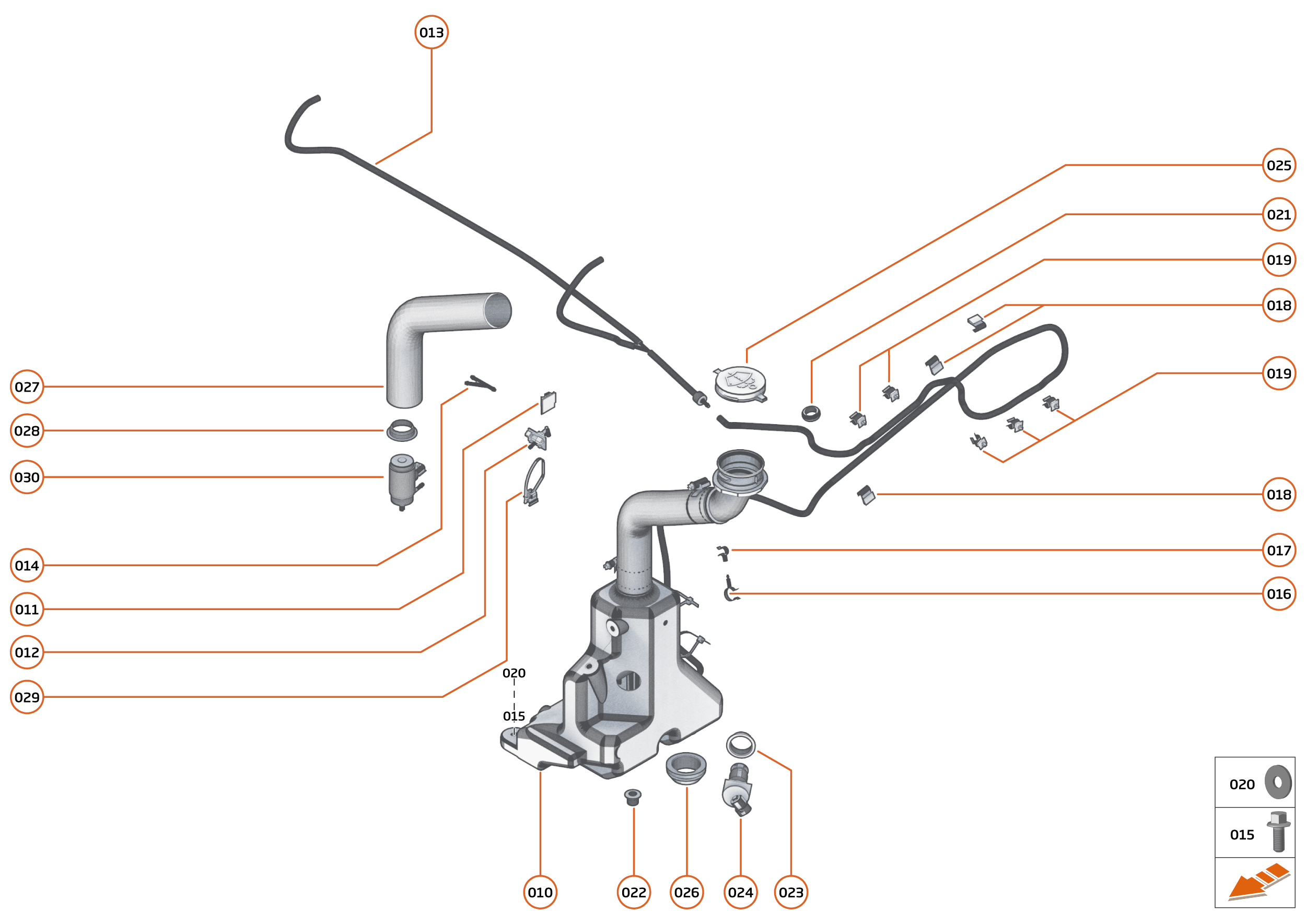 14 - WIPERS & WASHER SYSTEM - 14.1 - WASHER SYSTEM of McLaren McLaren GT McLaren GT