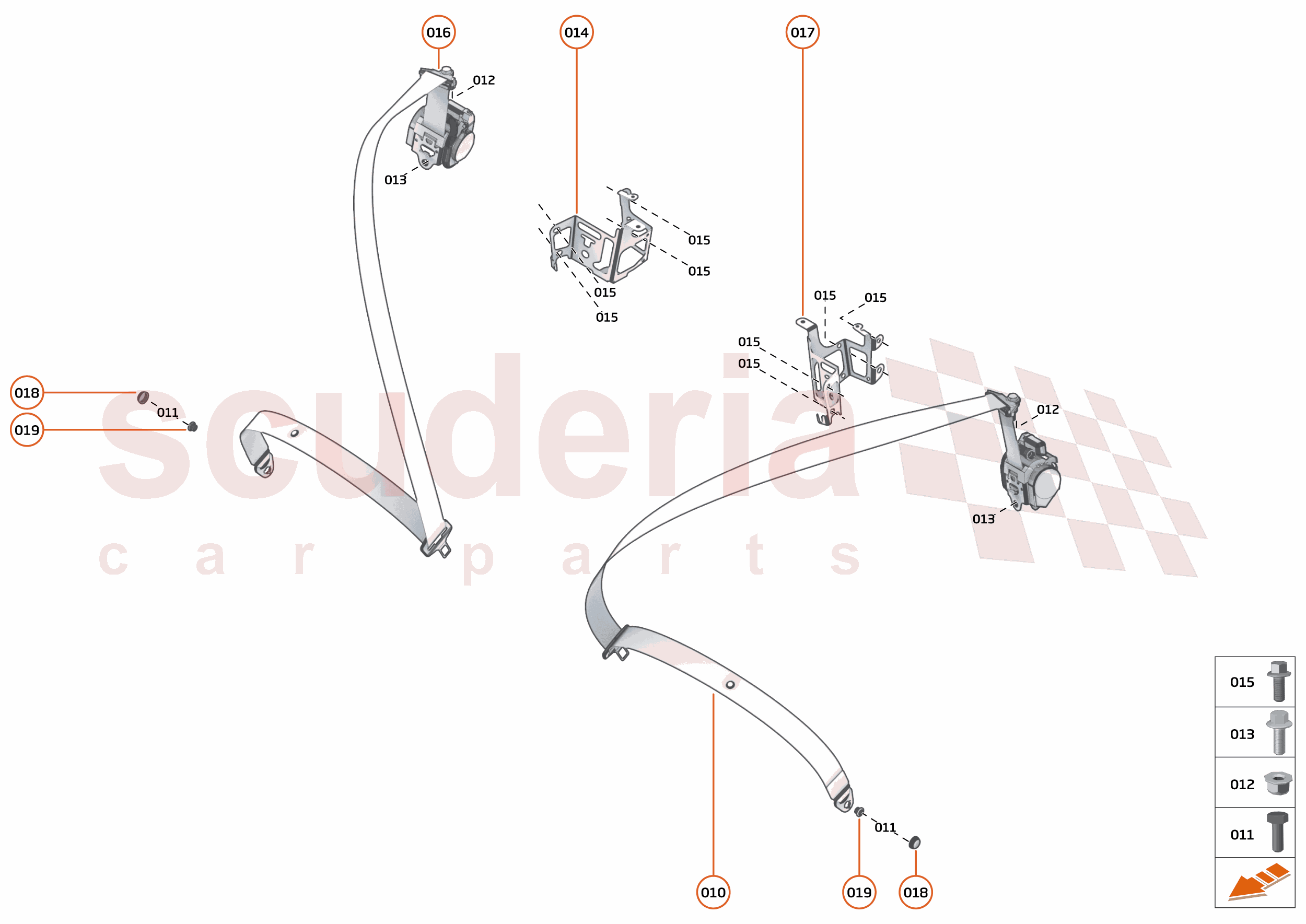 48 - INTERIOR RESTRAINTS - 48.2 - SEATBELTS of McLaren McLaren McLaren 720S Spider