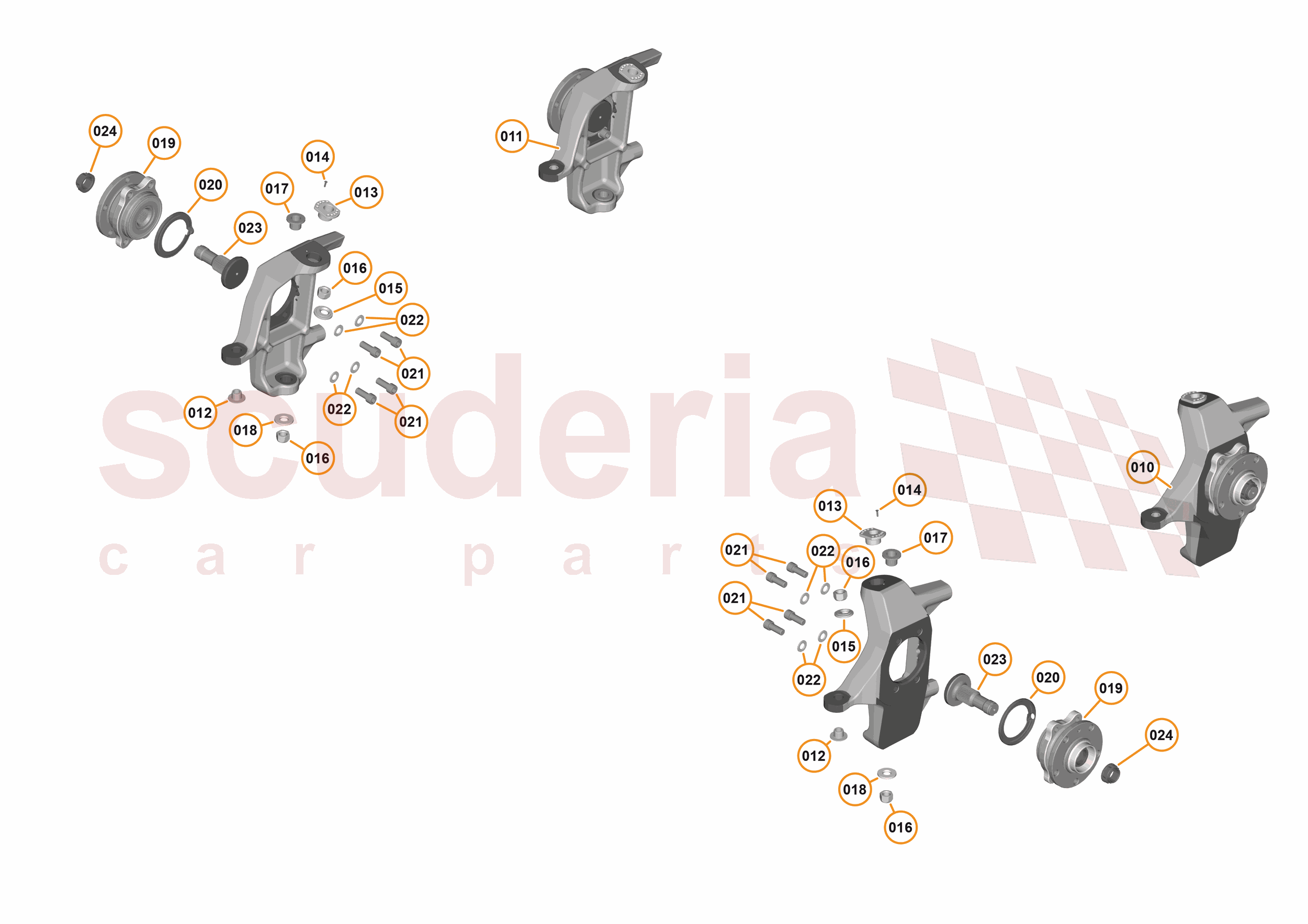 16 - SUSPENSION - FRONT - 16.2 - UPRIGHTS FRONT of McLaren McLaren McLaren 570GT