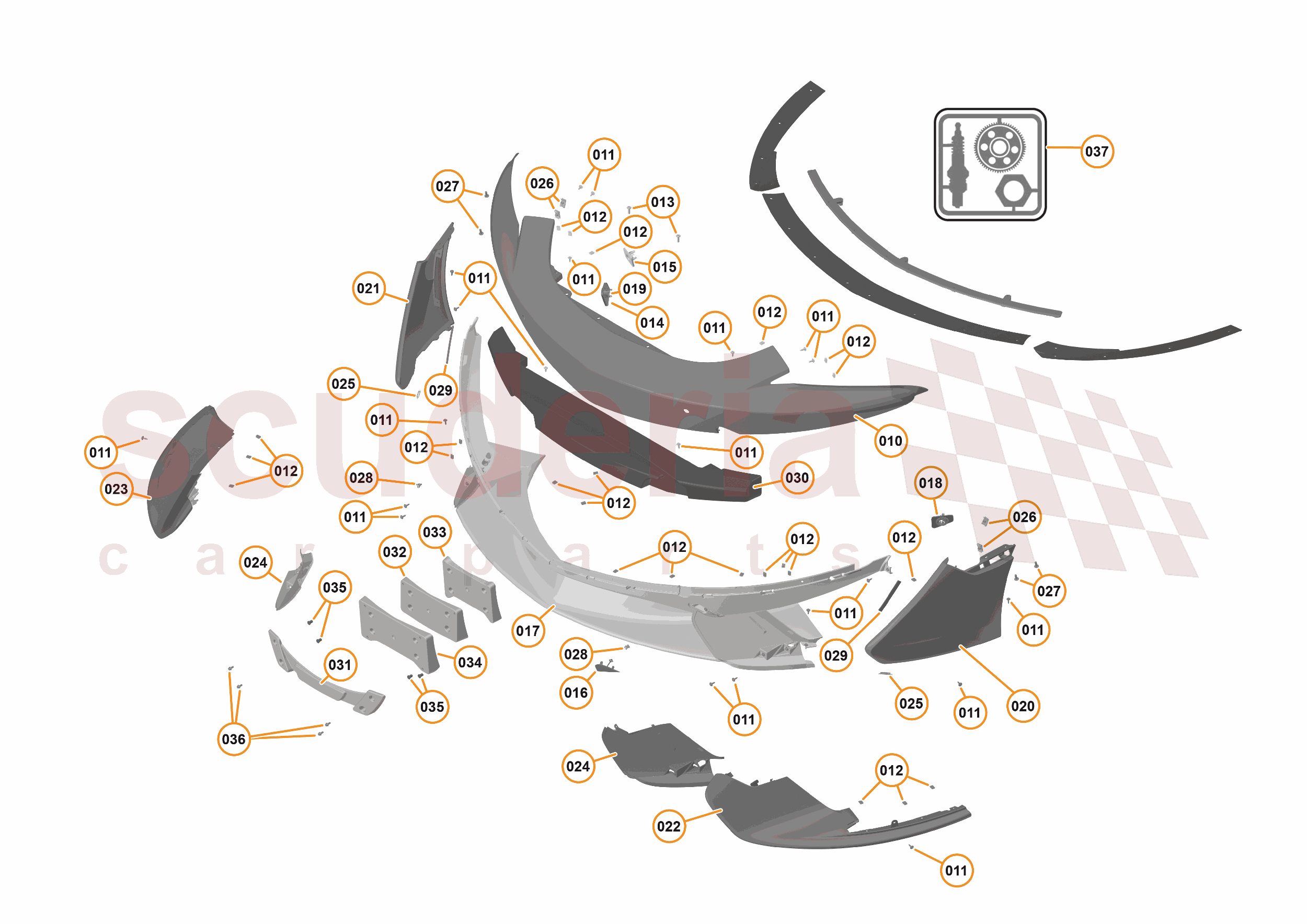 8 - EXTERIOR ORNAMENTATION - 8.1 - FRONT BUMPER of McLaren McLaren McLaren 570GT