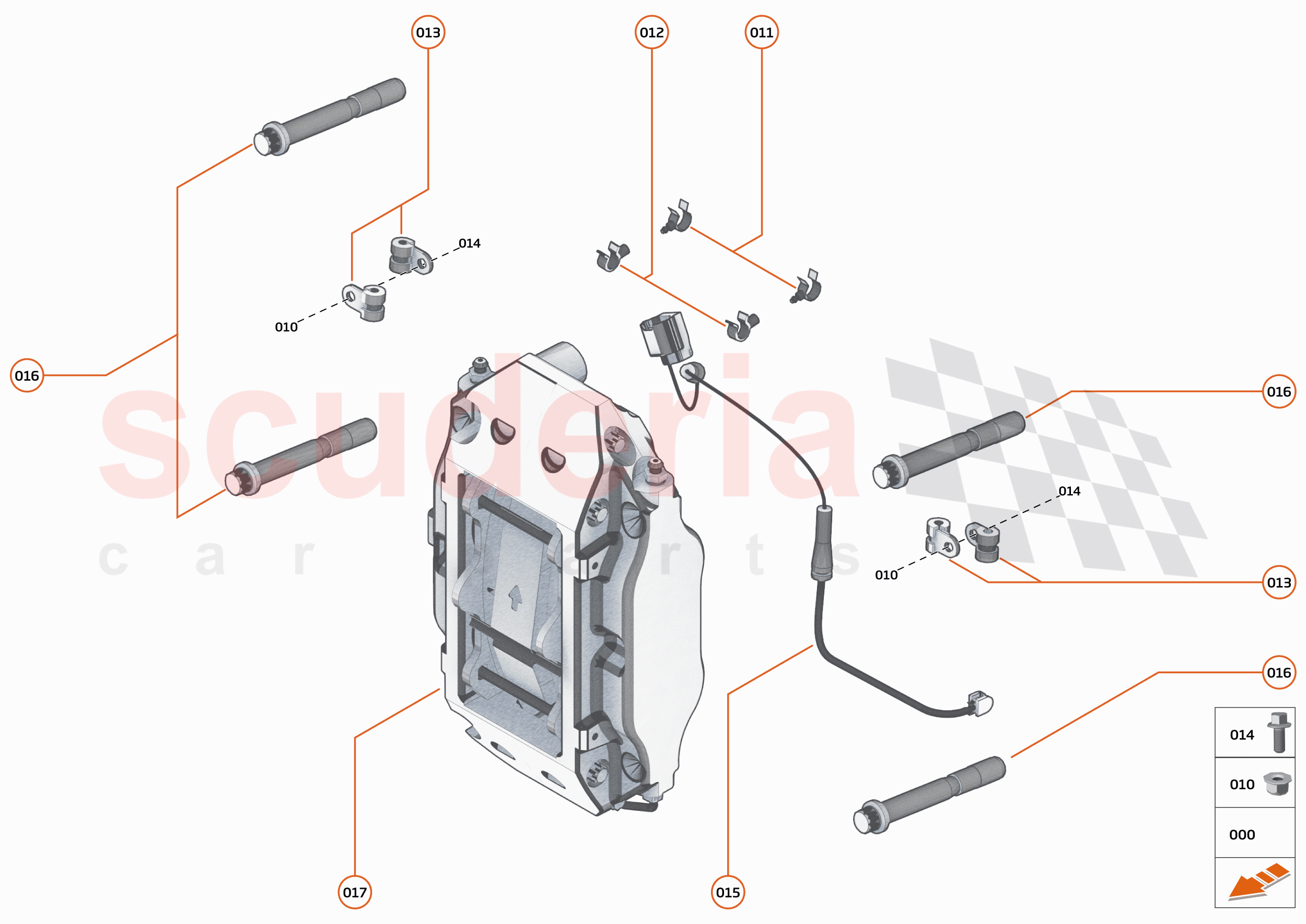 19 - BRAKES - 19.5 - BRAKE CALIPERS REAR of McLaren McLaren GT