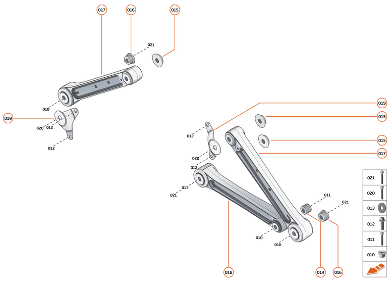 21 - POWERTRAIN MOUNTING SYSTEM - 21.1 - REAR AXLE MOUNTING SYSTEM of McLaren McLaren Ultimate Series McLaren Speedtail