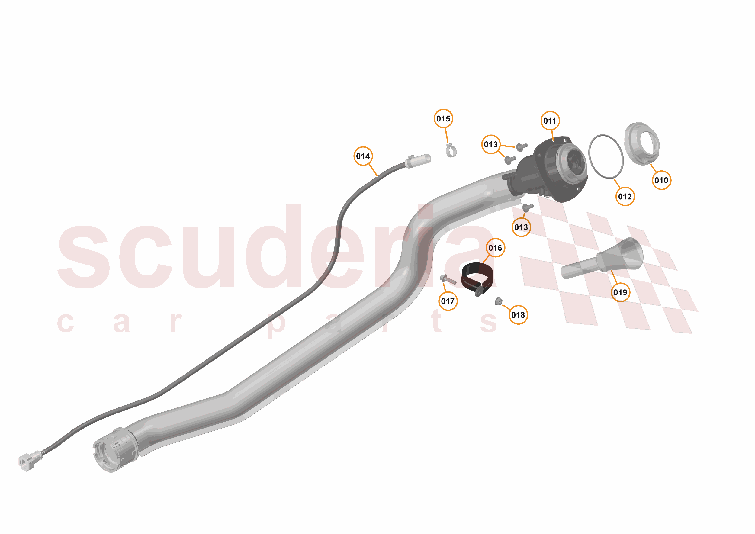 28 - FUEL TANK - 28.3 - FUEL FILLER NECK of McLaren McLaren McLaren 720S Coupe