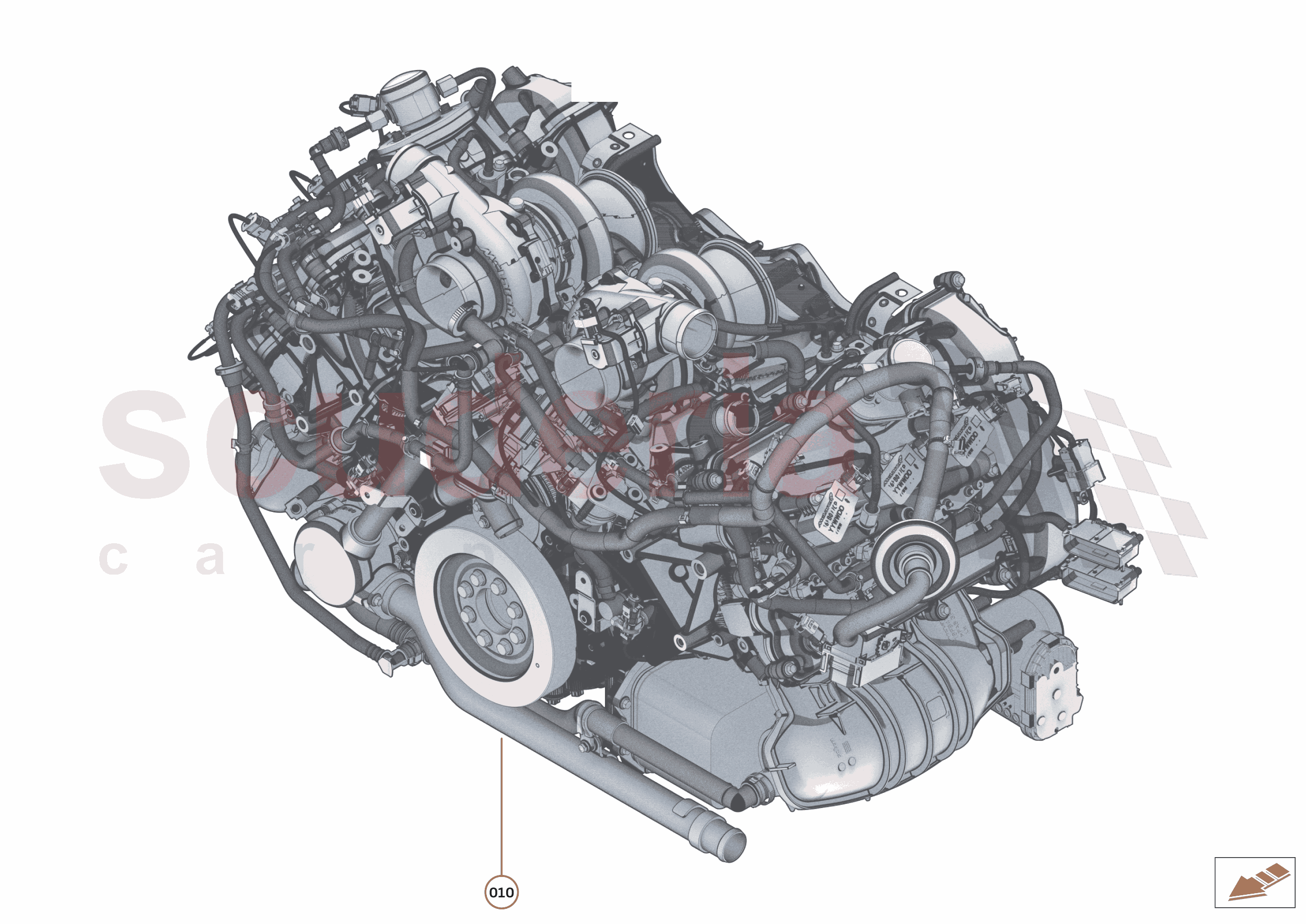 22 - ENGINE - 22.12 - IC ENGINE - POWER UNIT ASSEMBLY of McLaren McLaren McLaren Artura