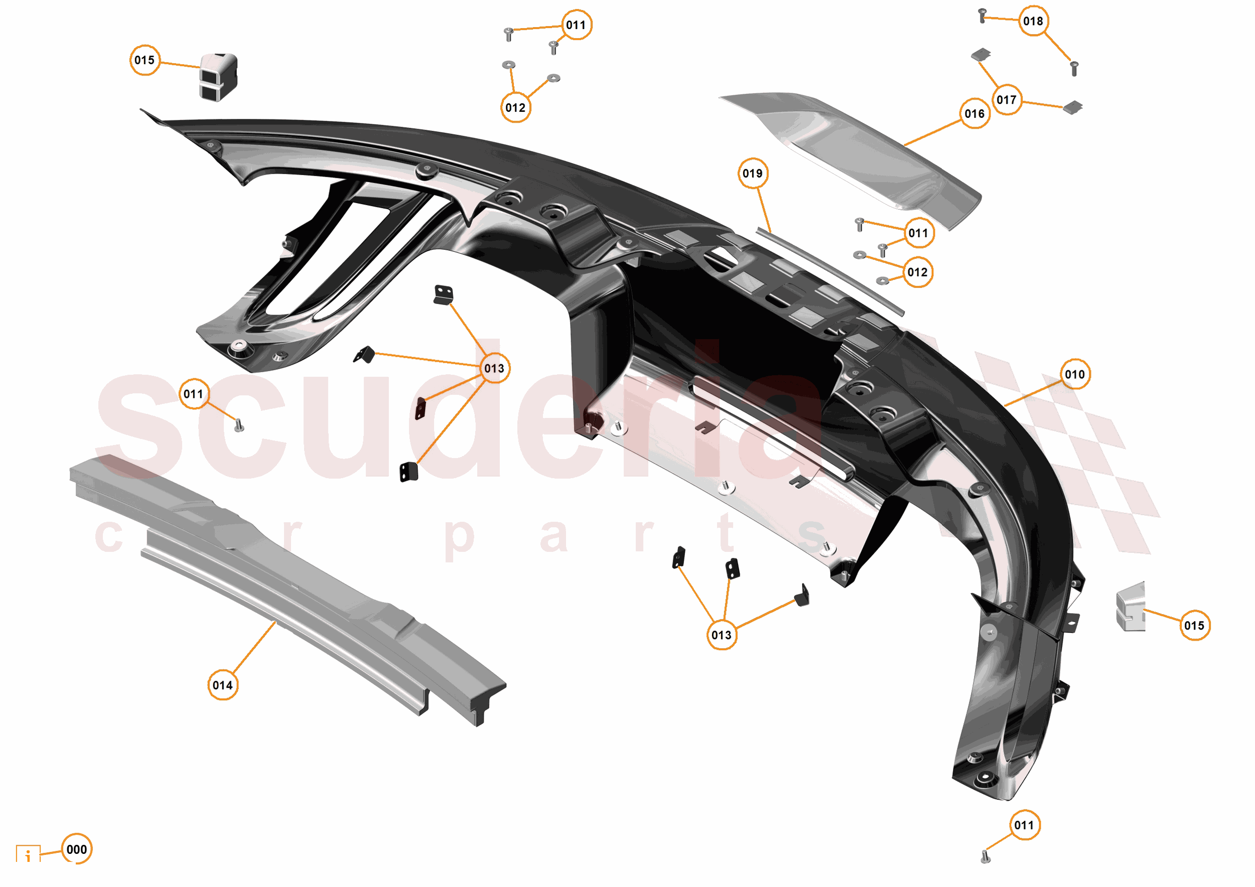 8 - EXTERIOR ORNAMENTATION - 8.4 - REAR BUMPER of McLaren McLaren Ultimate Series McLaren P1 Coupe