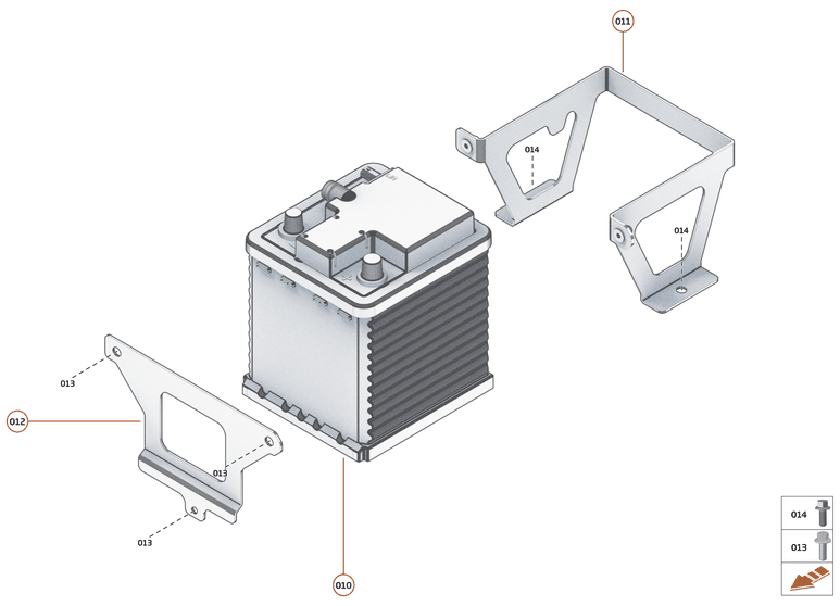 39 - ELECTRICAL HARDWARE - 39.1 - BATTERY of McLaren McLaren Ultimate Series McLaren Elva