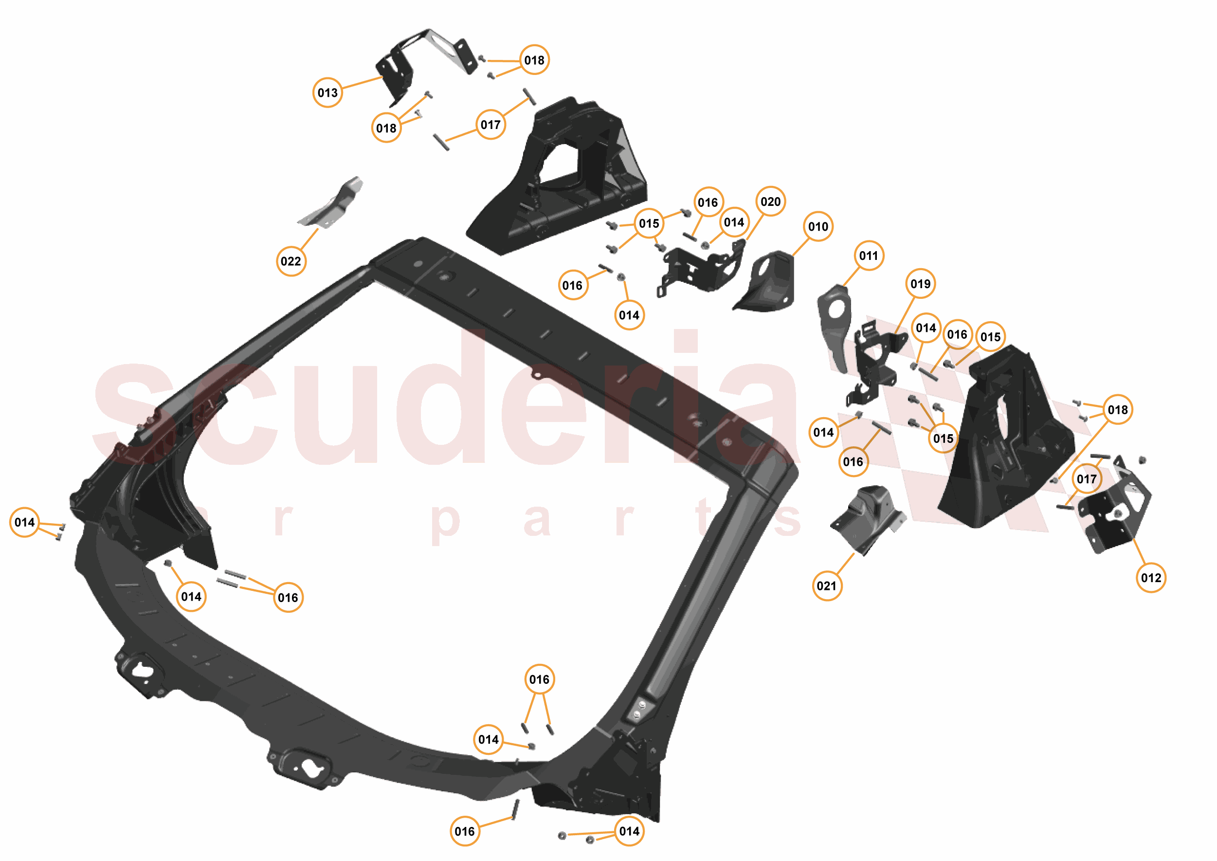 1 - A1 - BODY STRUCTURES - 1.4 - 04 - TUB UPPER of McLaren McLaren McLaren 675LT Coupe