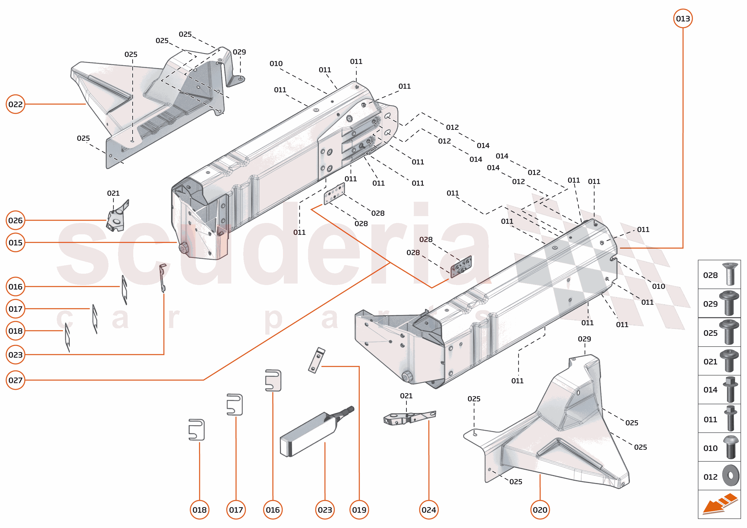1 - FRONT STRUCTURES - 1.1 - FRONT CRASH STRUCTURE of McLaren McLaren Ultimate Series McLaren Senna GTR