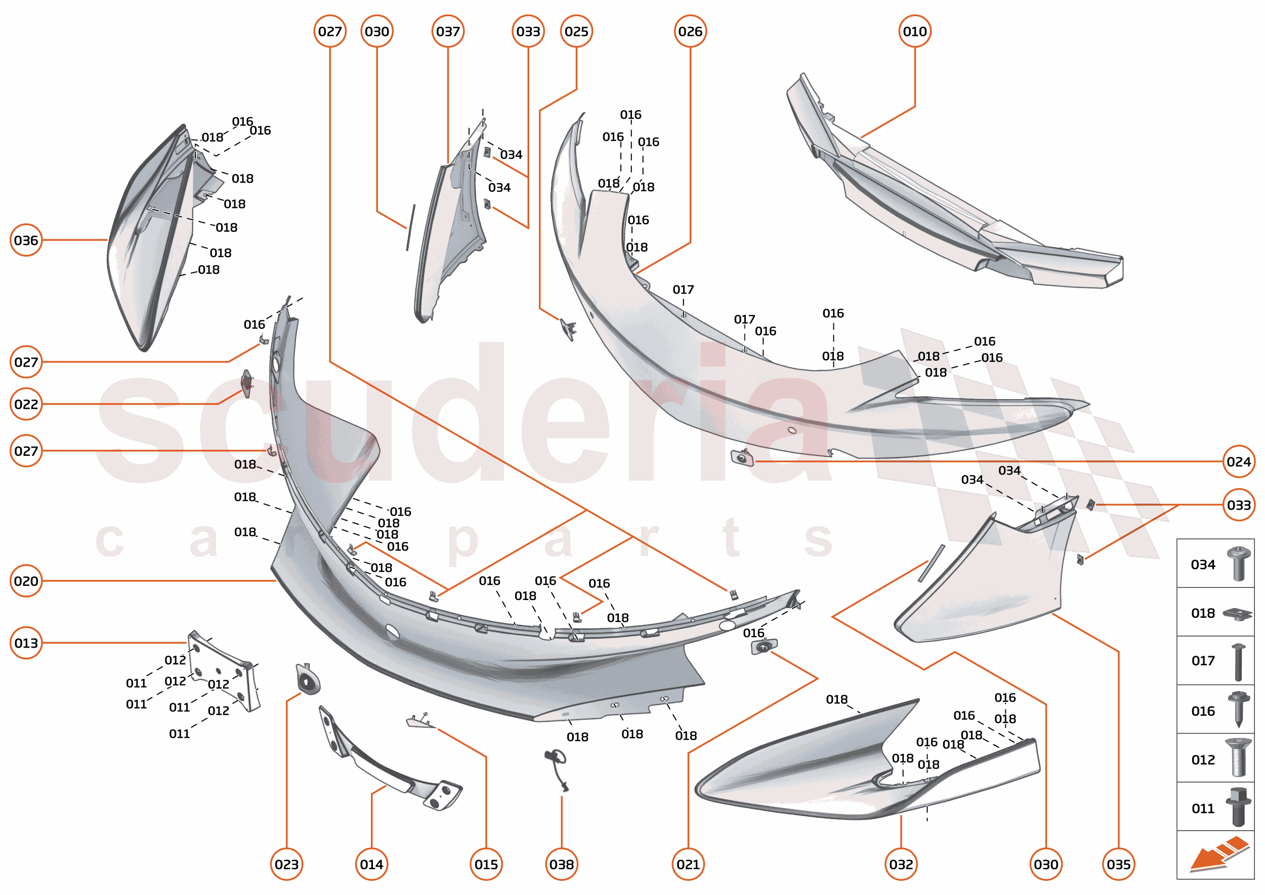 9 - EXTERIOR ORNAMENTATION - 9.1 - FRONT BUMPER of McLaren McLaren McLaren 600LT