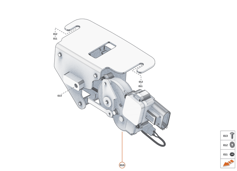 9 - CLOSURES ANCILLARIES - 9.6 - TAILGATE/ENGINE COVER LATCH of McLaren McLaren Ultimate Series McLaren Speedtail