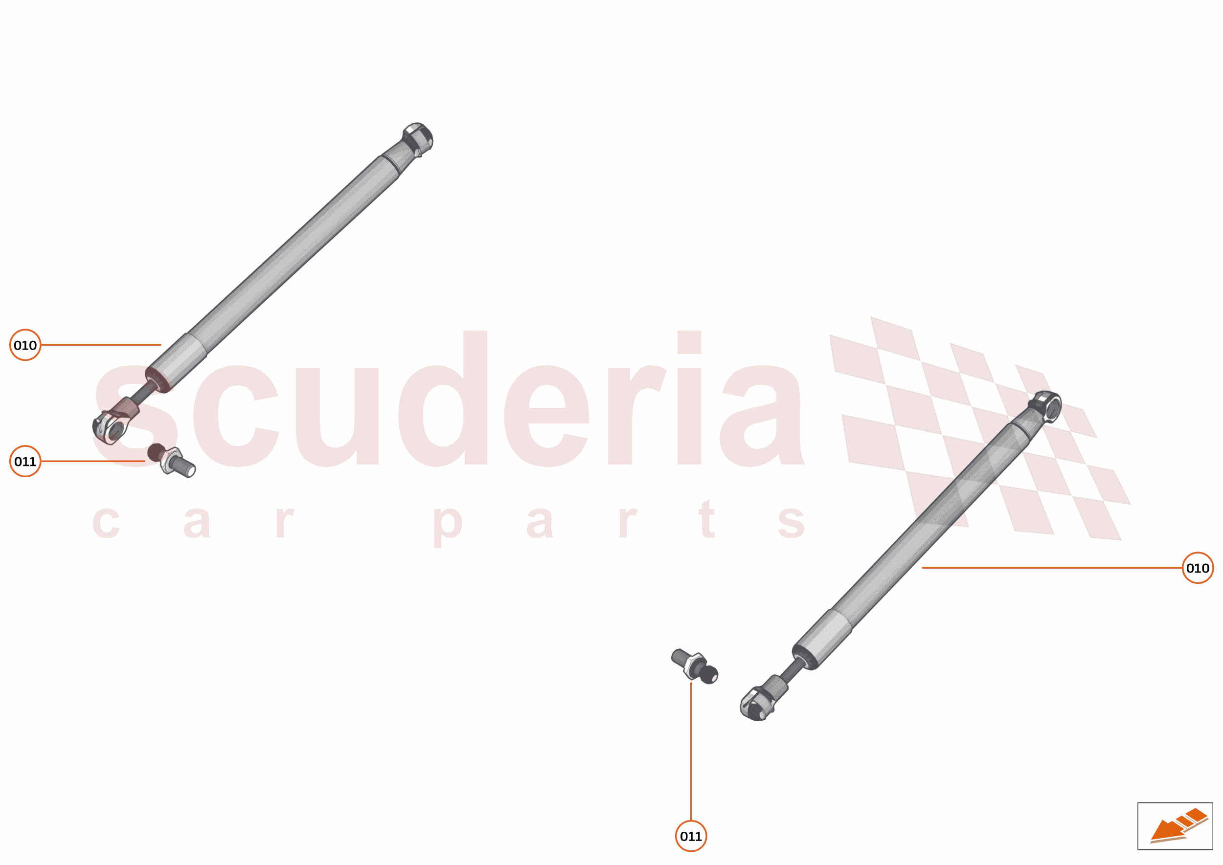 11 - CLOSURES ANCILLARIES - 11.8 - BONNET GAS STRUT of McLaren McLaren McLaren Artura